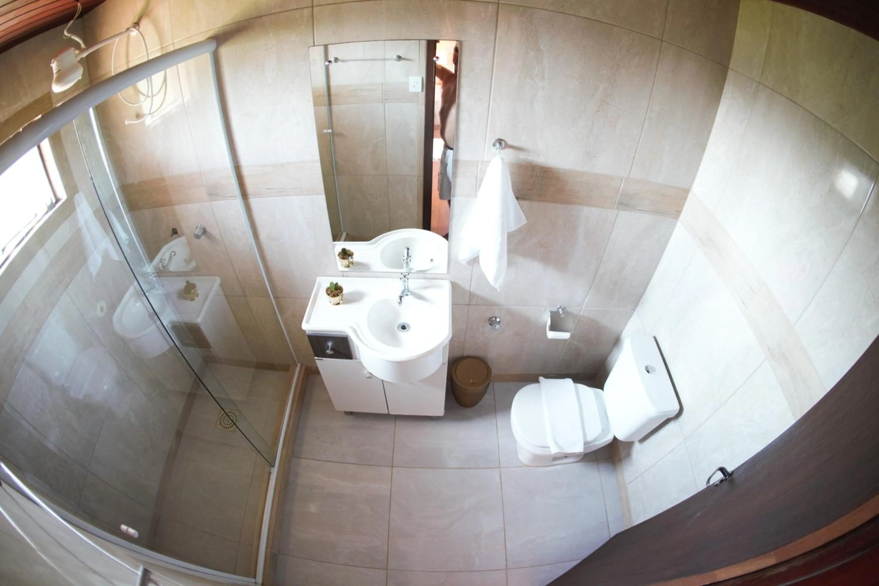 Bathroom in Hotel Ferrugem Eco Village