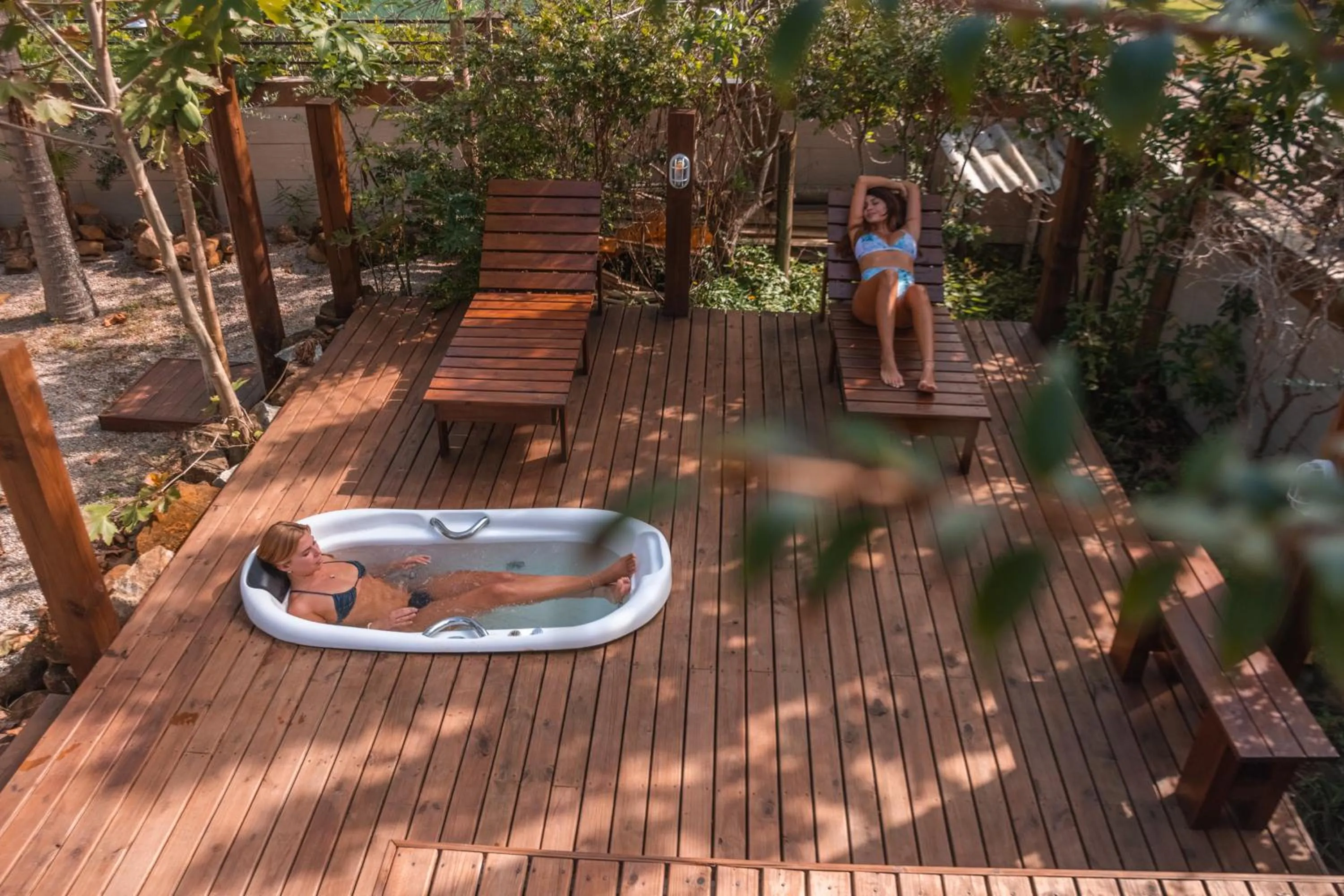 Open Air Bath in Hotel Ferrugem Eco Village