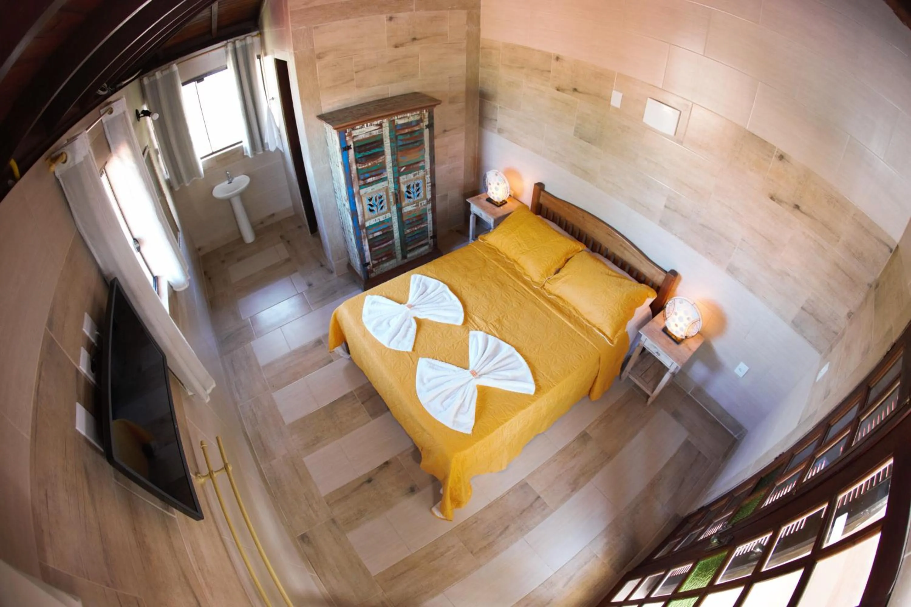 Bedroom, Bed in Hotel Ferrugem Eco Village