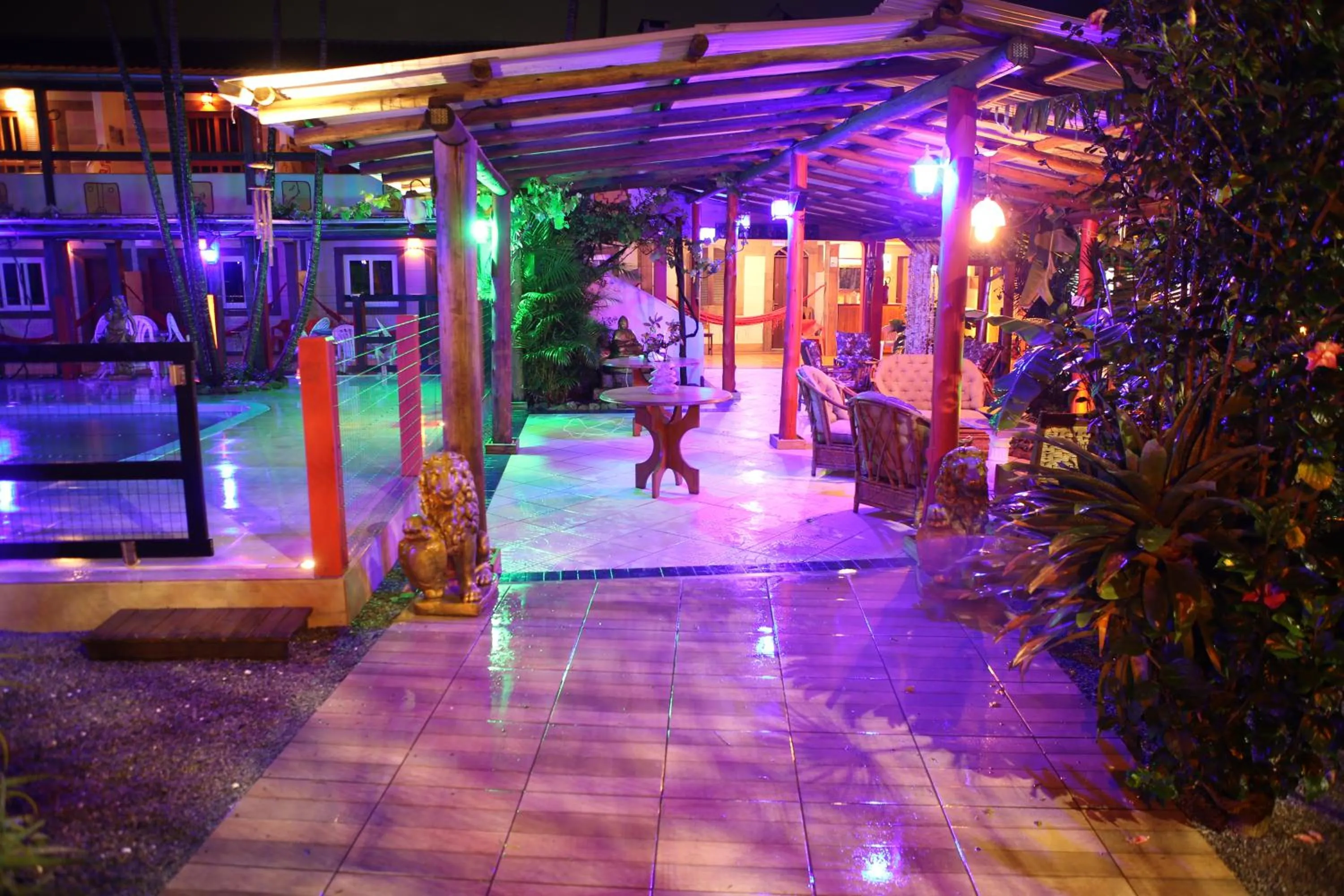 Seating area in Hotel Ferrugem Eco Village