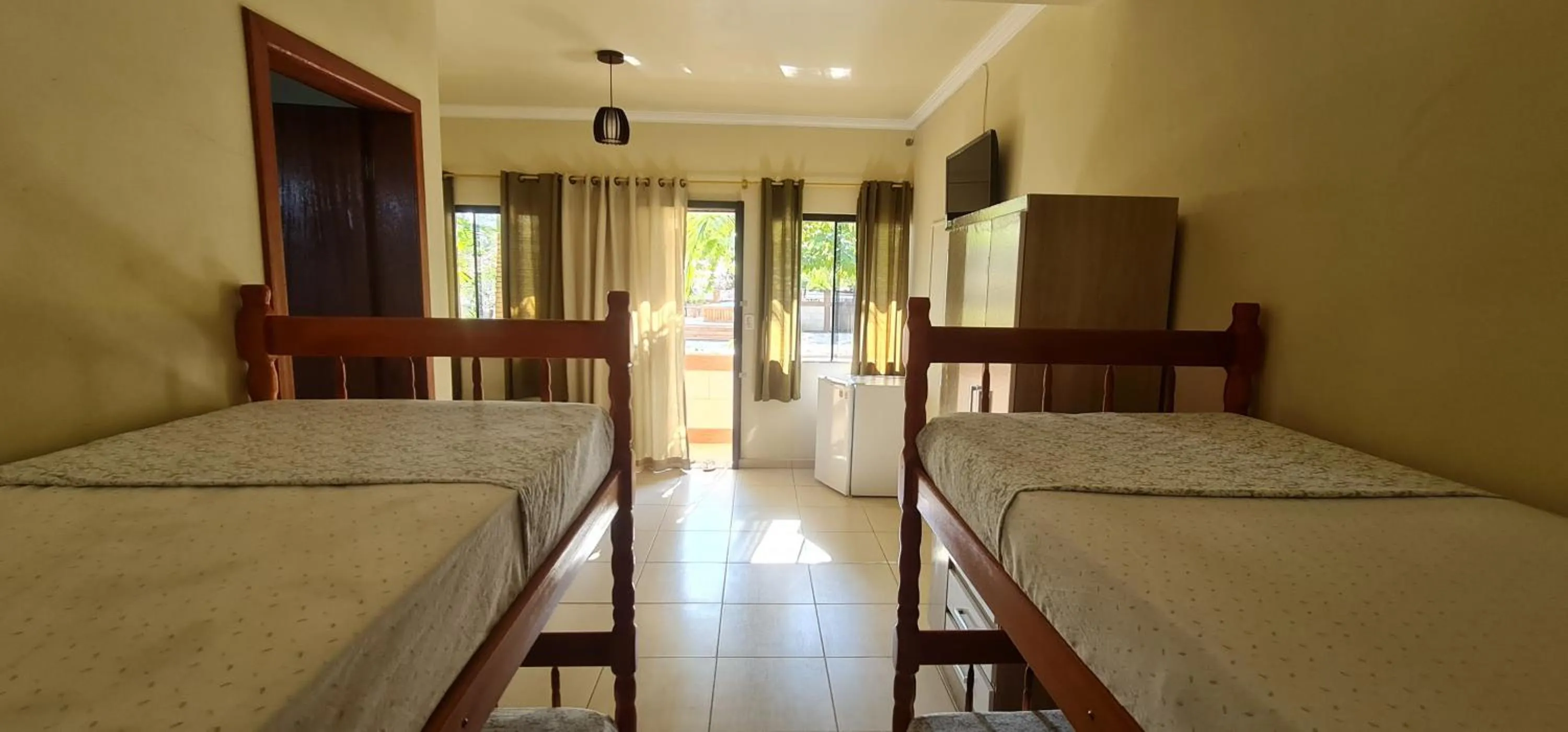 Bed in Hotel Ferrugem Eco Village