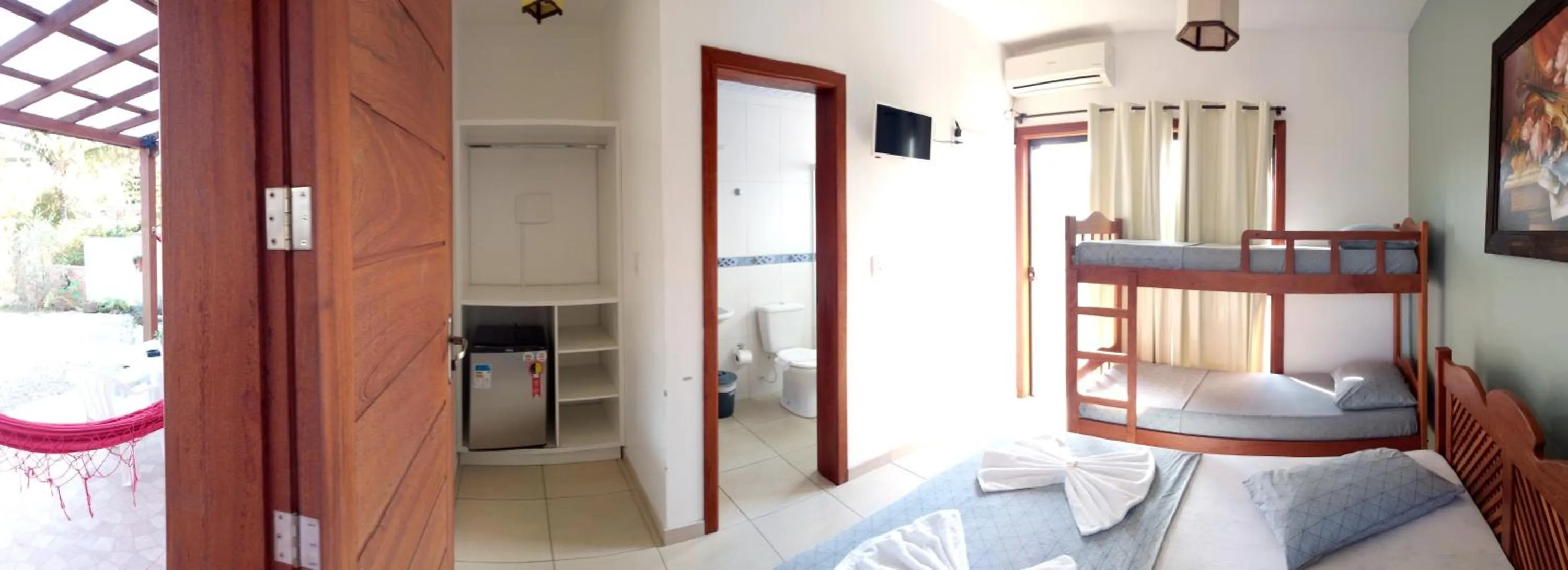 Bedroom, Bed in Hotel Ferrugem Eco Village