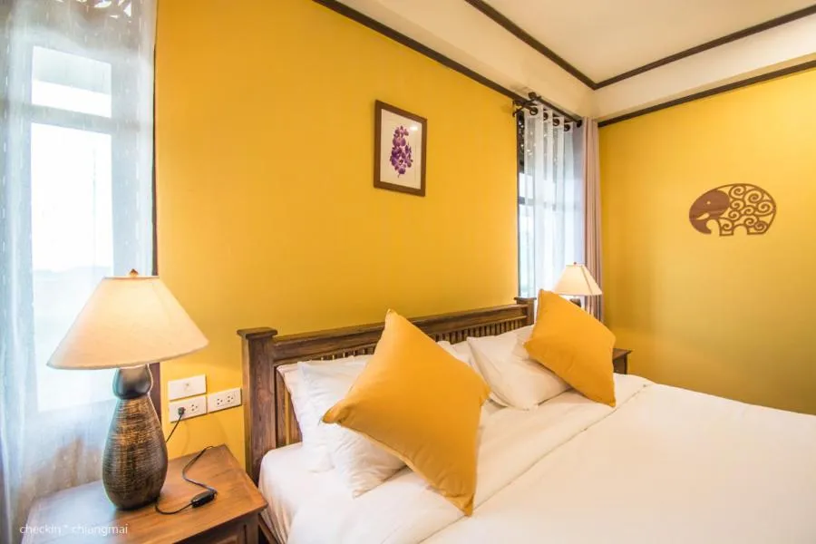 Bed in Chapulin Natural Resort