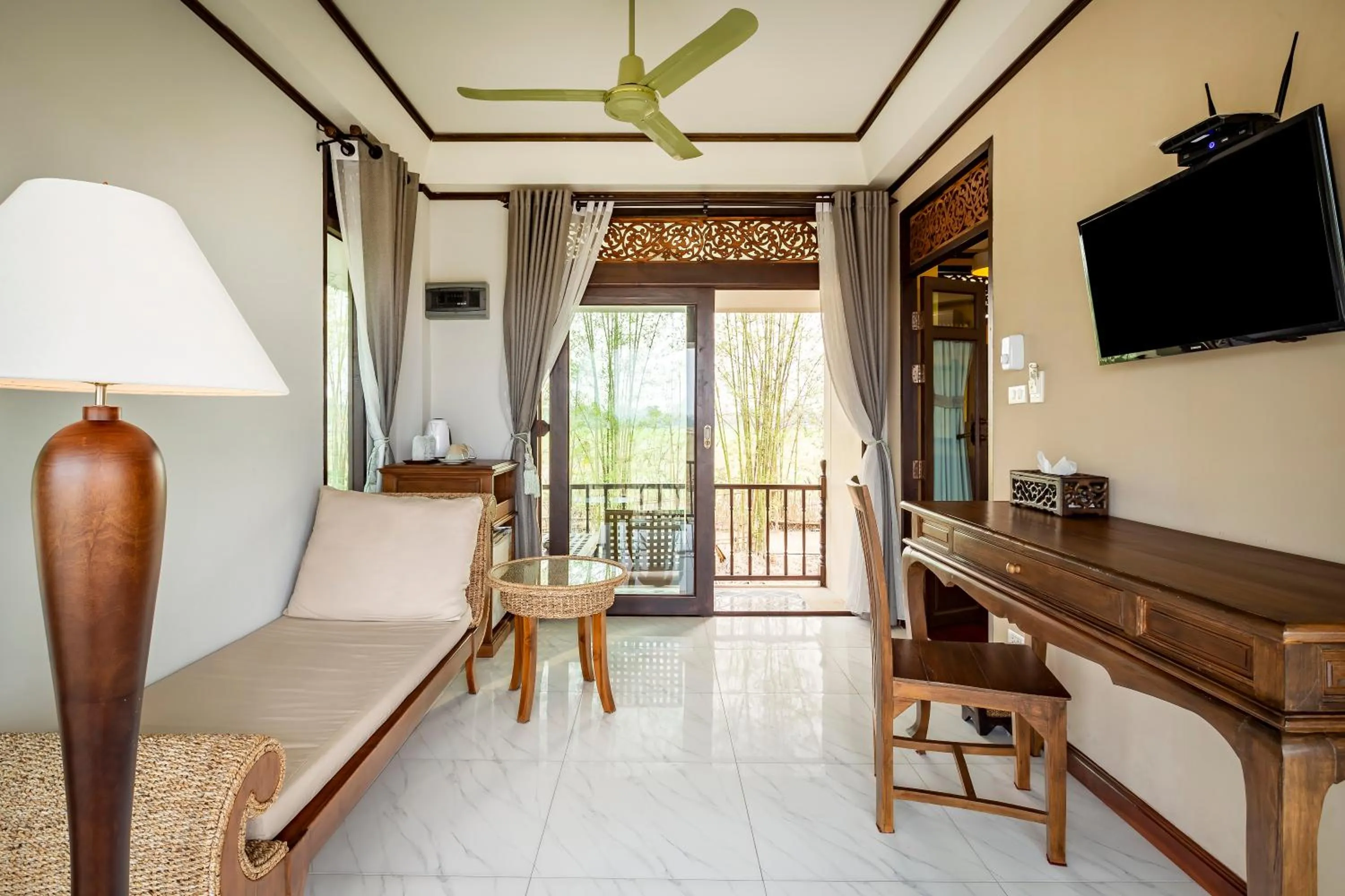 Living room in Chapulin Natural Resort