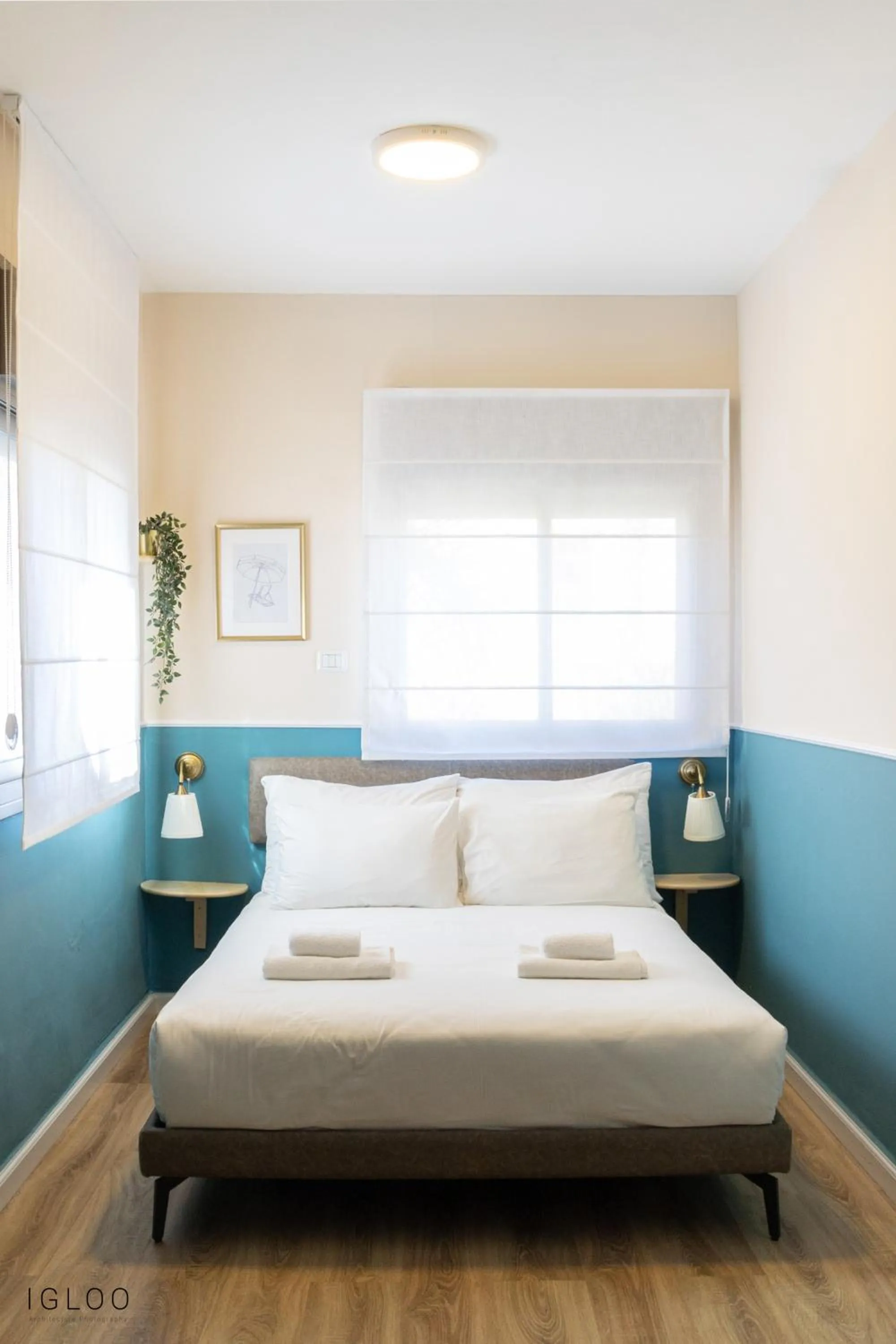 Bedroom, Bed in Domus Bat Galim Hotel