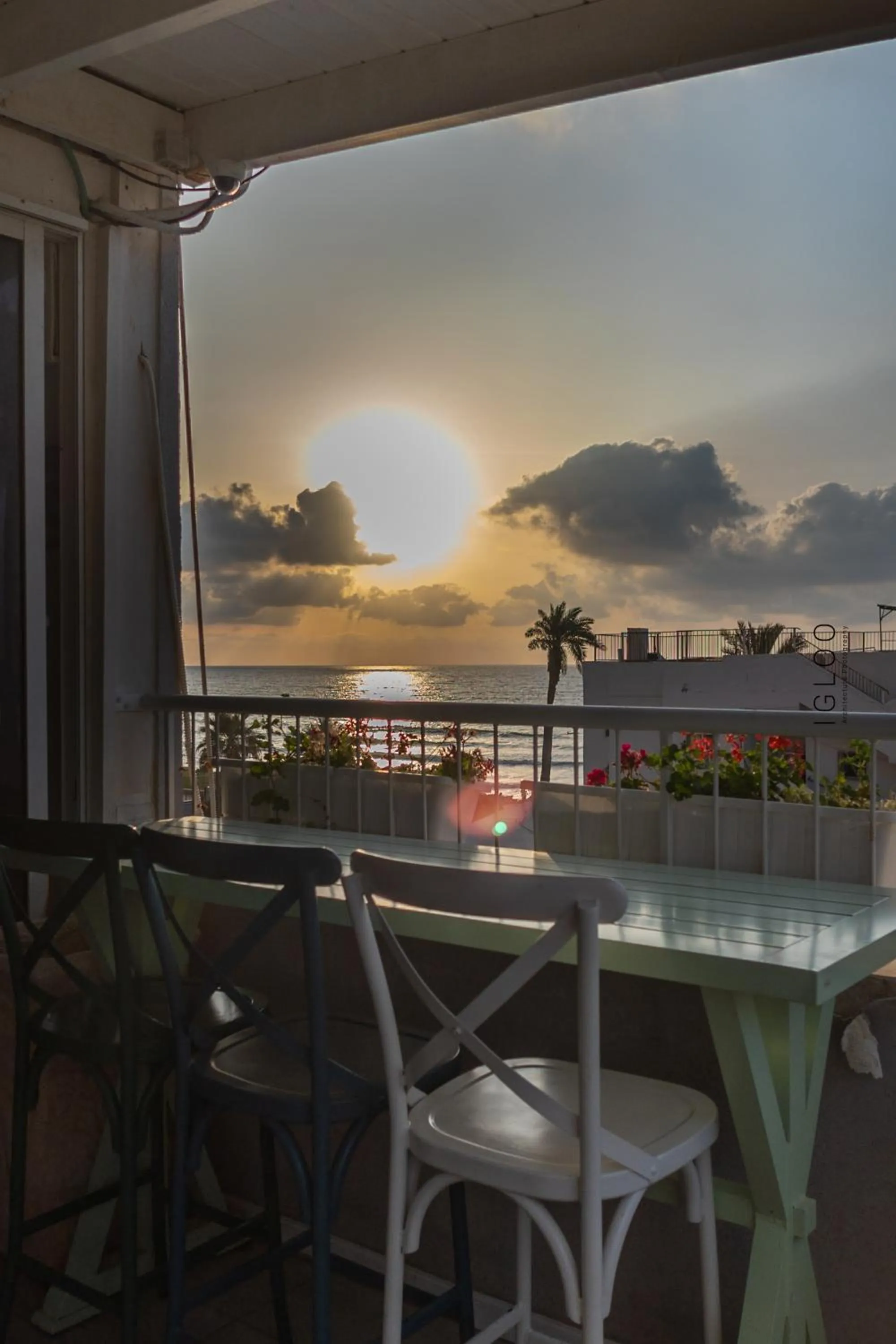 Patio in Domus Bat Galim Hotel