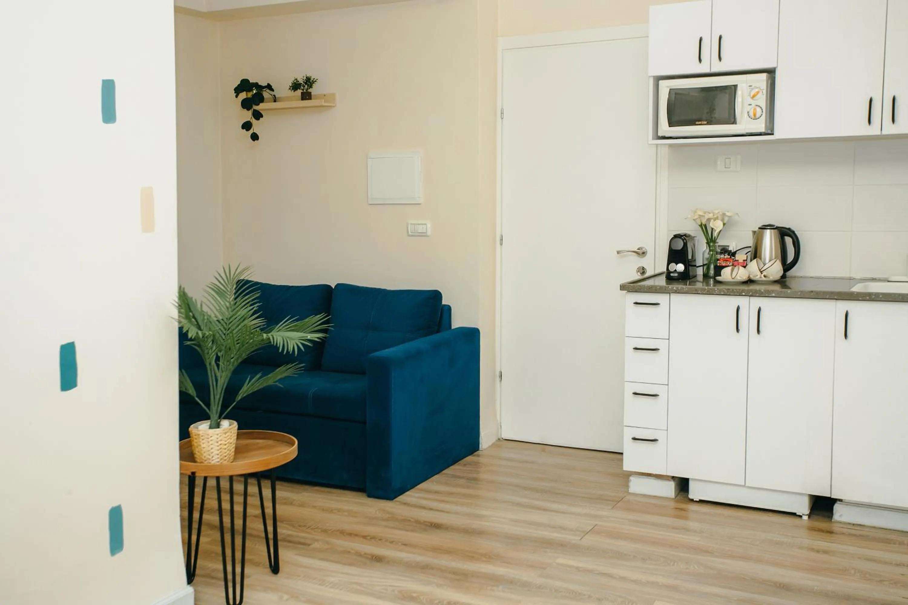 Kitchen or kitchenette in Domus Bat Galim Hotel