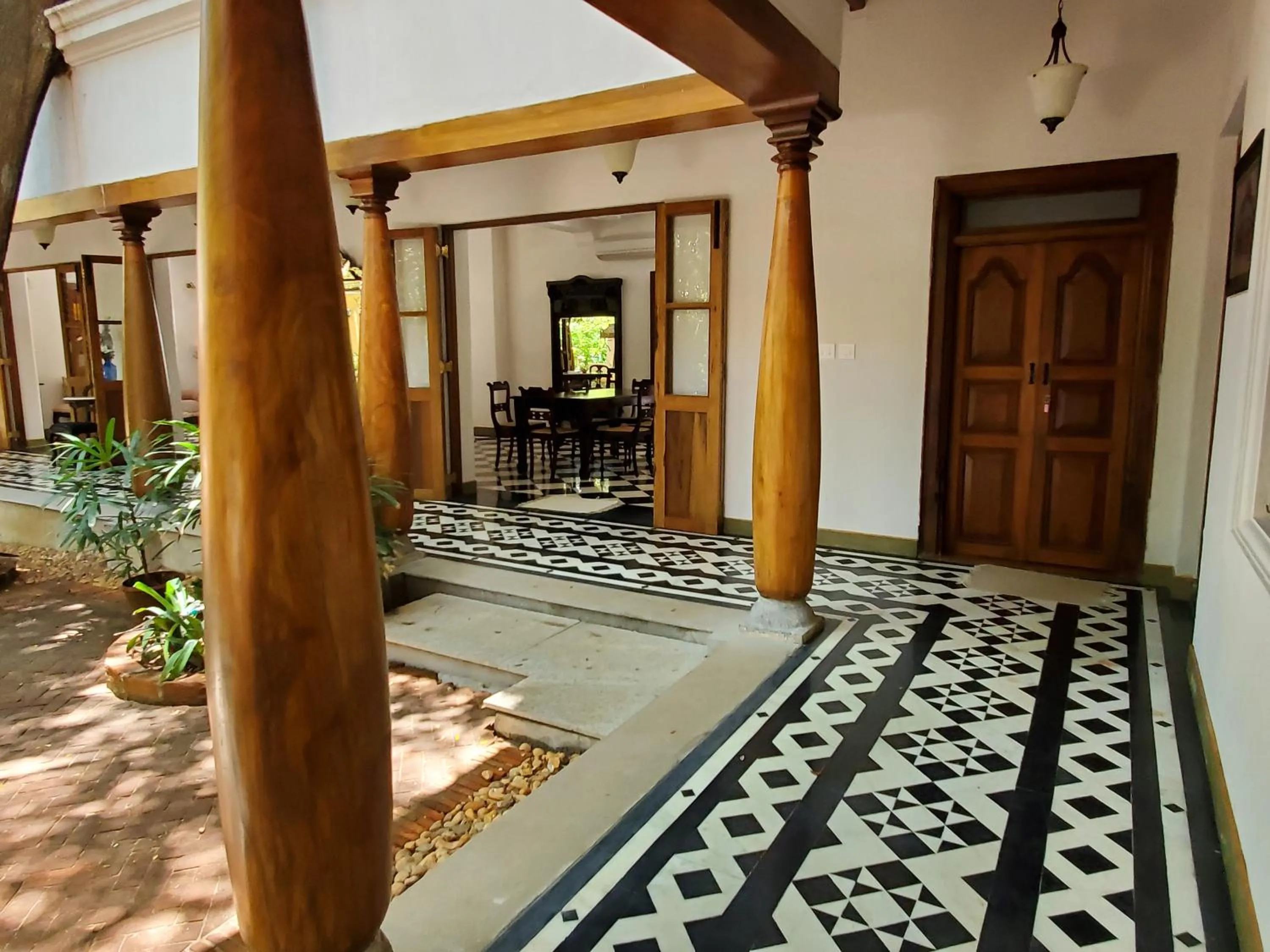 Patio in Kariappa House