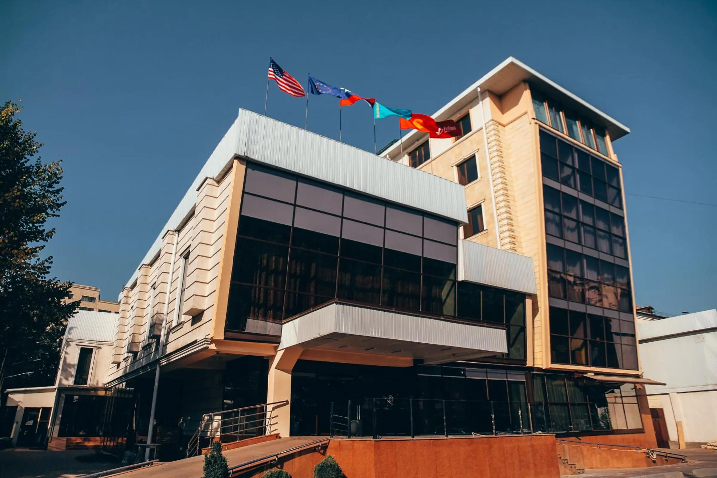 Facade/entrance in City Hotel Bishkek