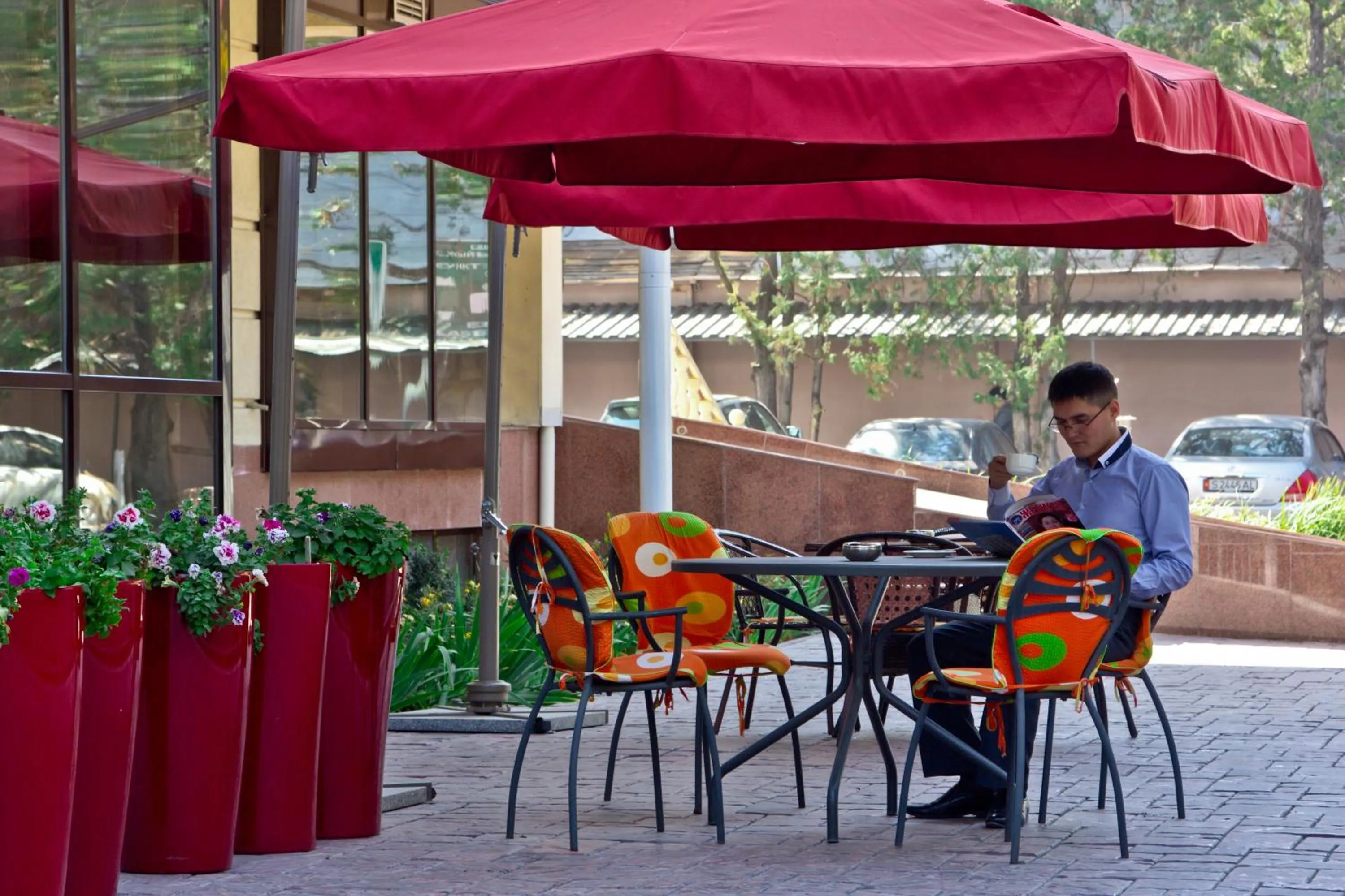 Balcony/Terrace in City Hotel Bishkek