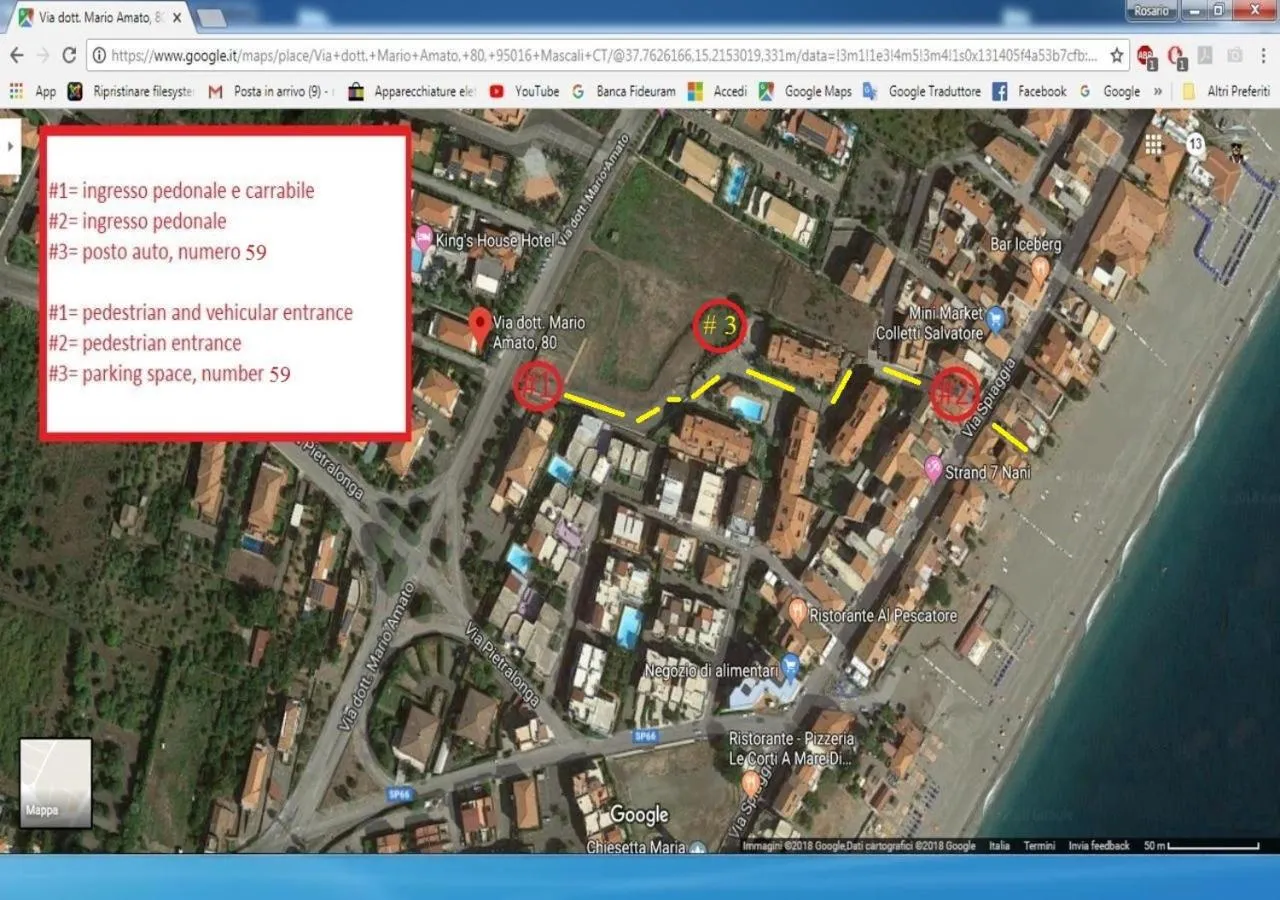 Floor plan in Etna - Taormina