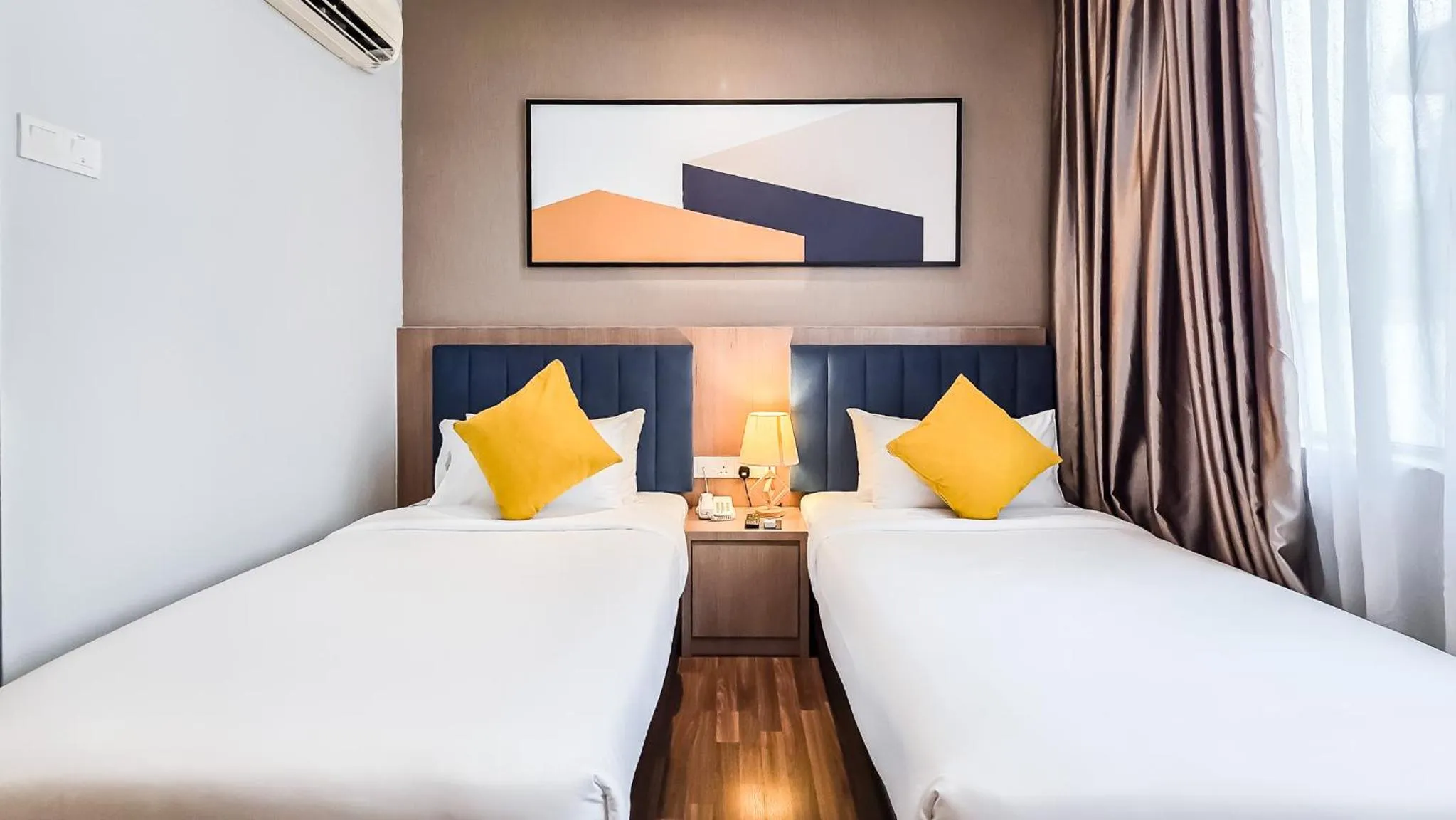 Bedroom, Bed in Fives Hotel Johor Bahru City Centre