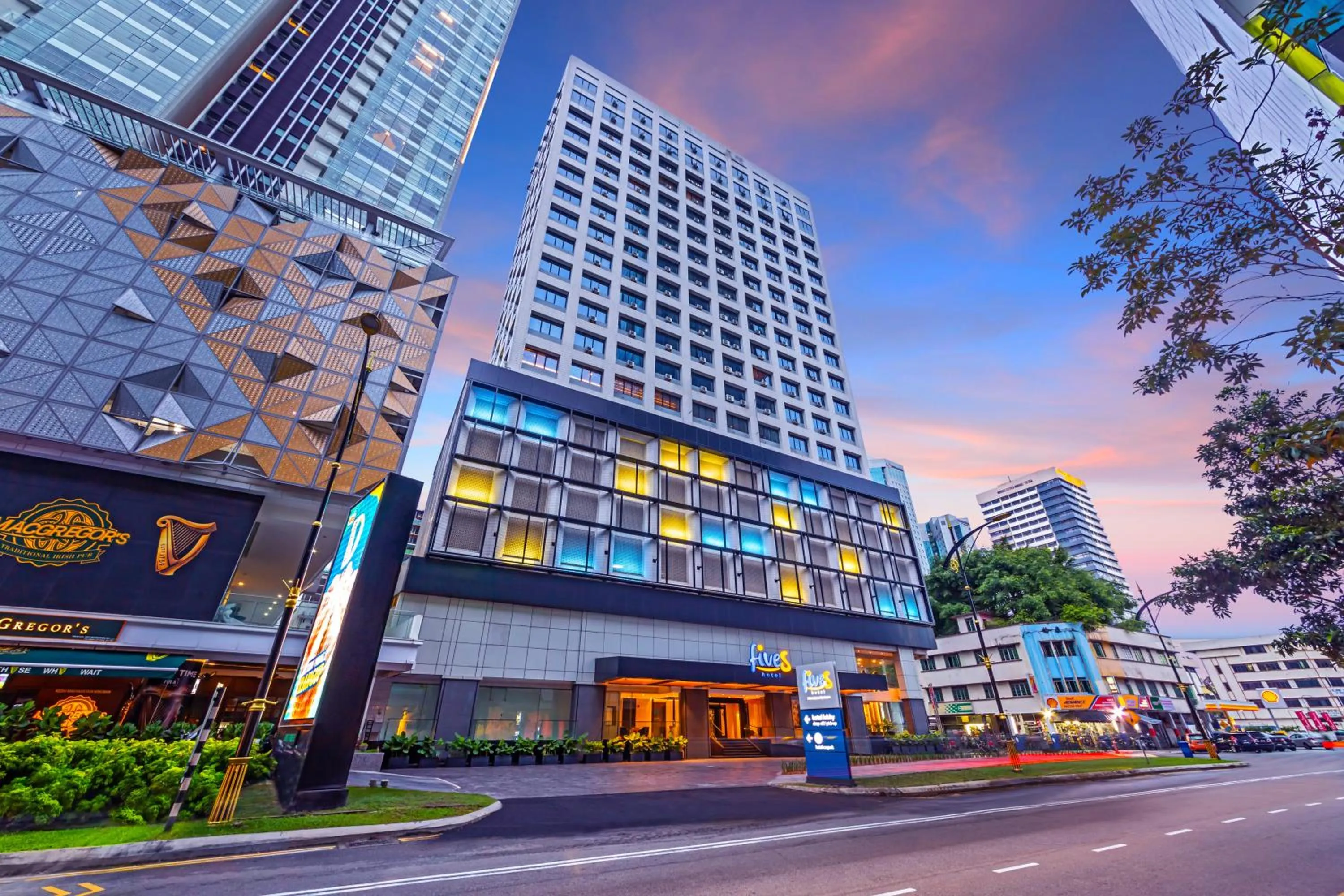 Property building in Fives Hotel Johor Bahru City Centre