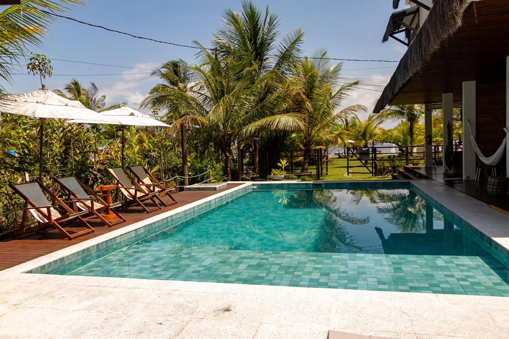 Swimming pool in Bella Gamboa Casa da Praia - Praia da Argila - Gamboa -