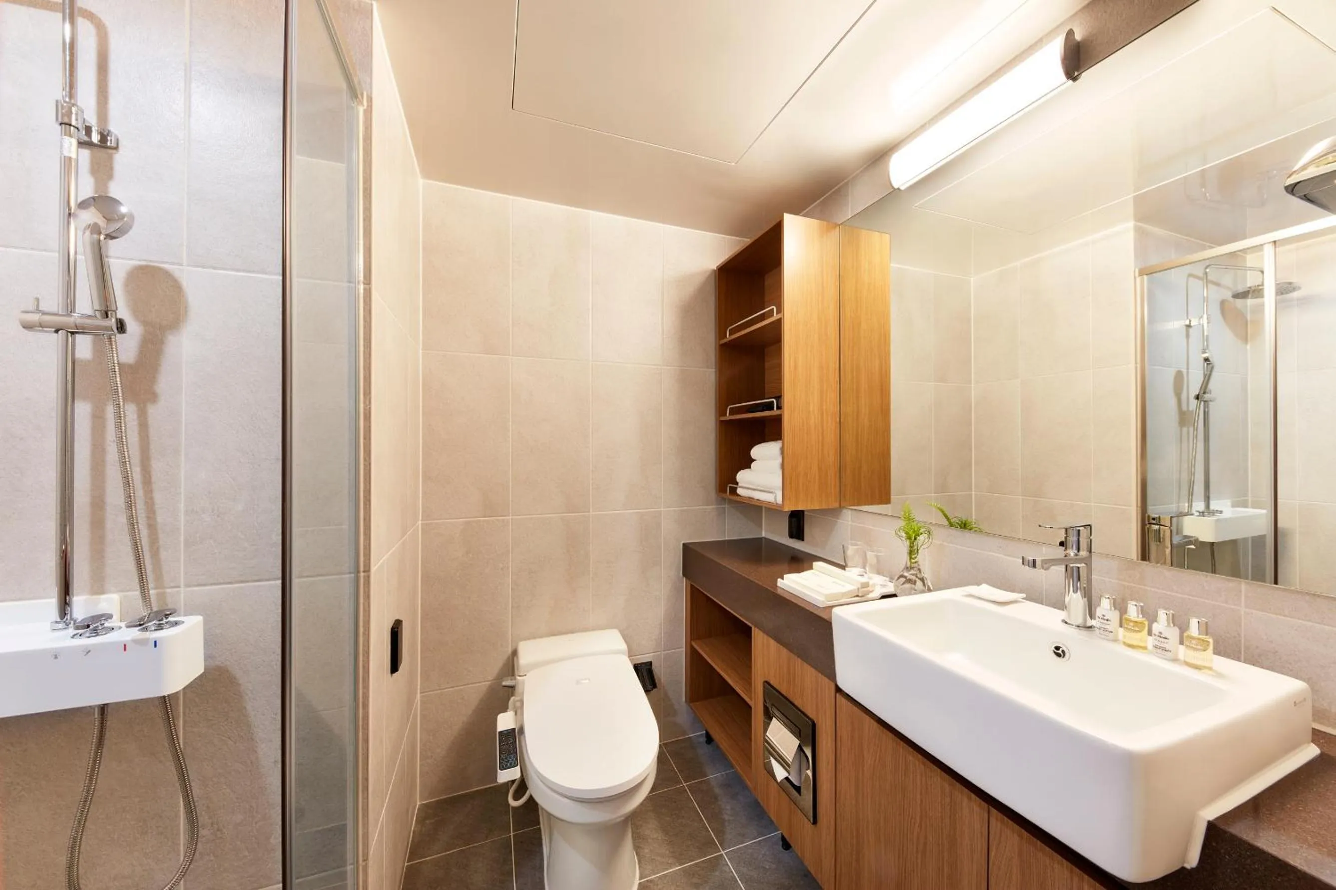 Shower in Ramada by Wyndham Gumi