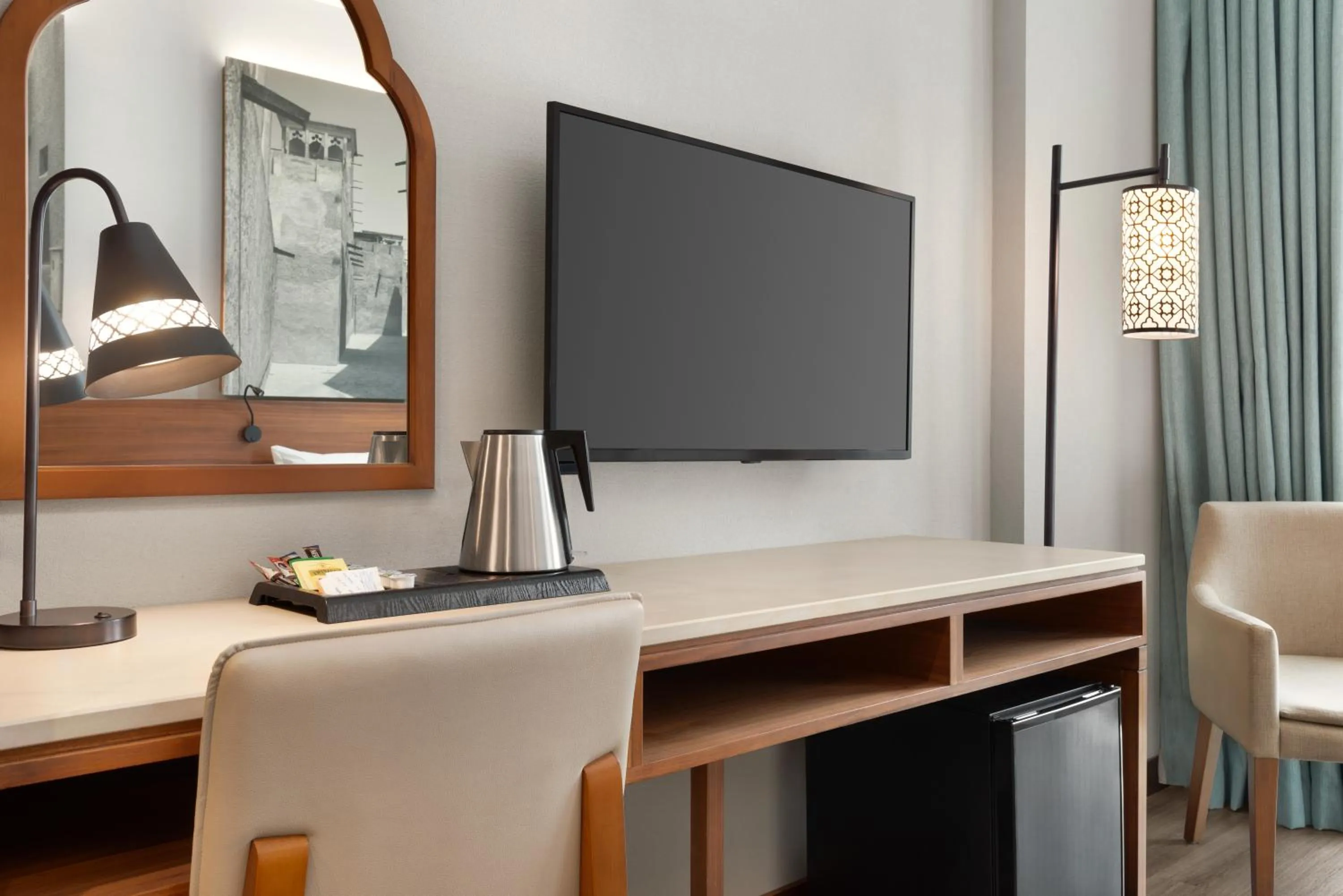 Bedroom in ibis Styles Dubai Gold District