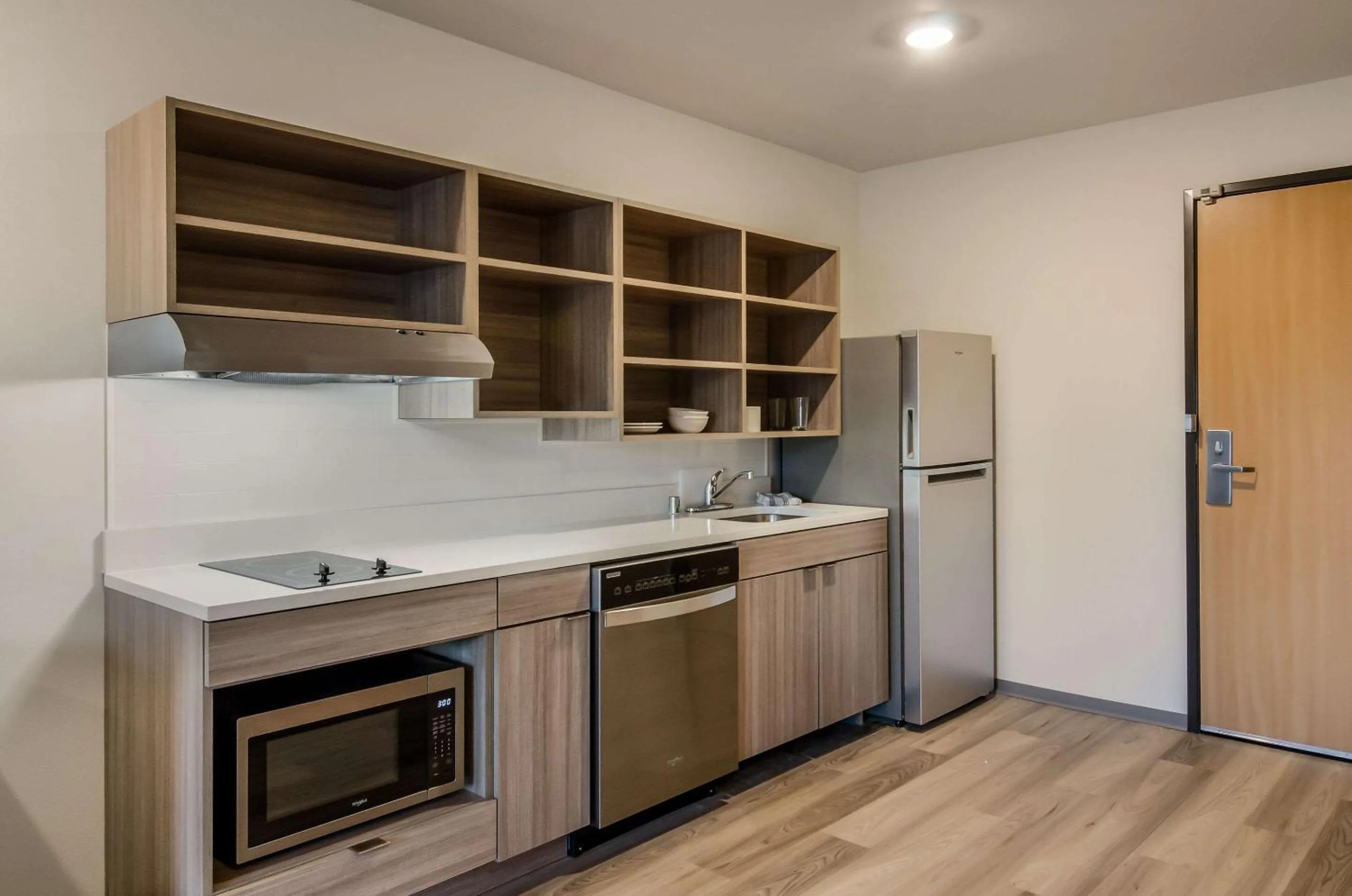 Kitchen or kitchenette in WoodSpring Suites Tacoma - Lakewood