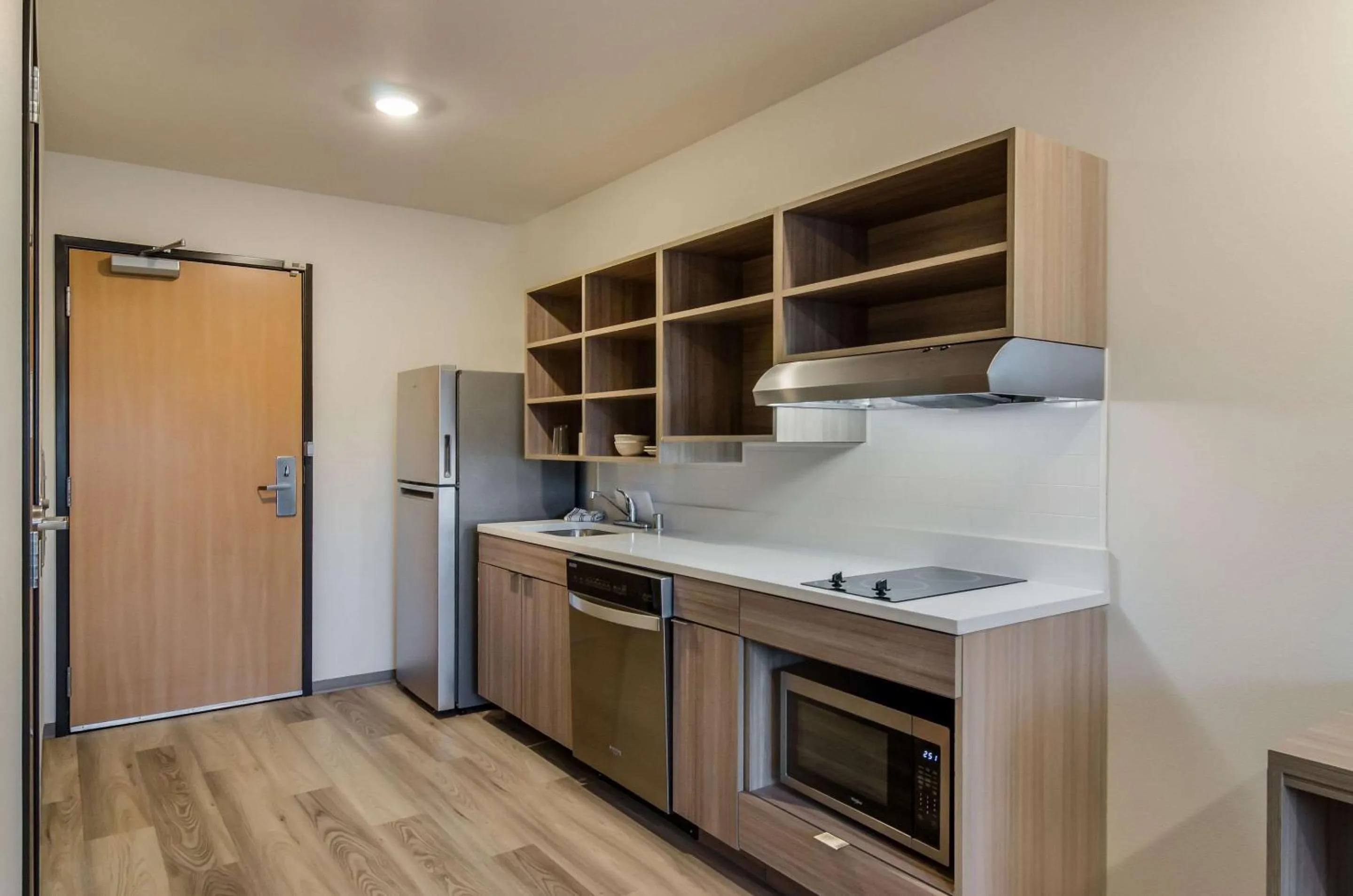 Kitchen or kitchenette in WoodSpring Suites Tacoma - Lakewood