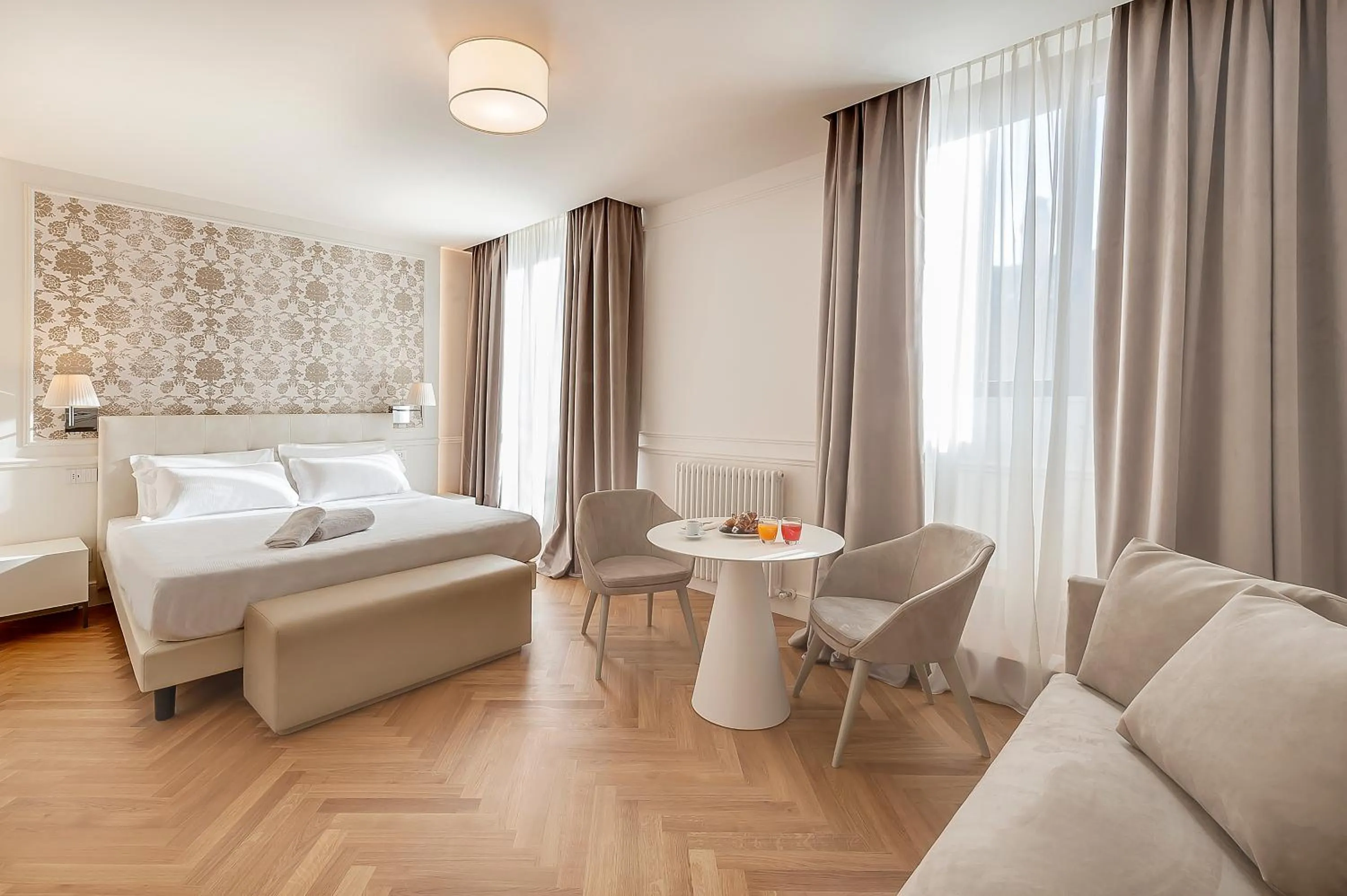 Bed in Asisium Boutique Hotel