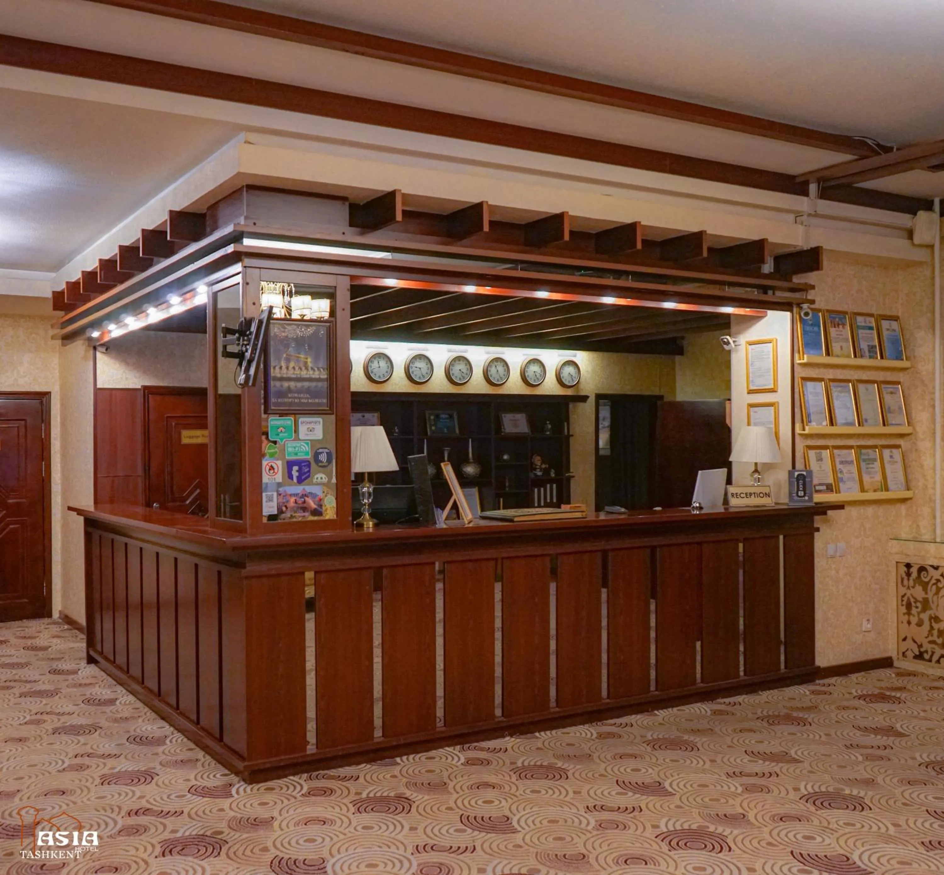 Lobby or reception in Asia Tashkent Hotel