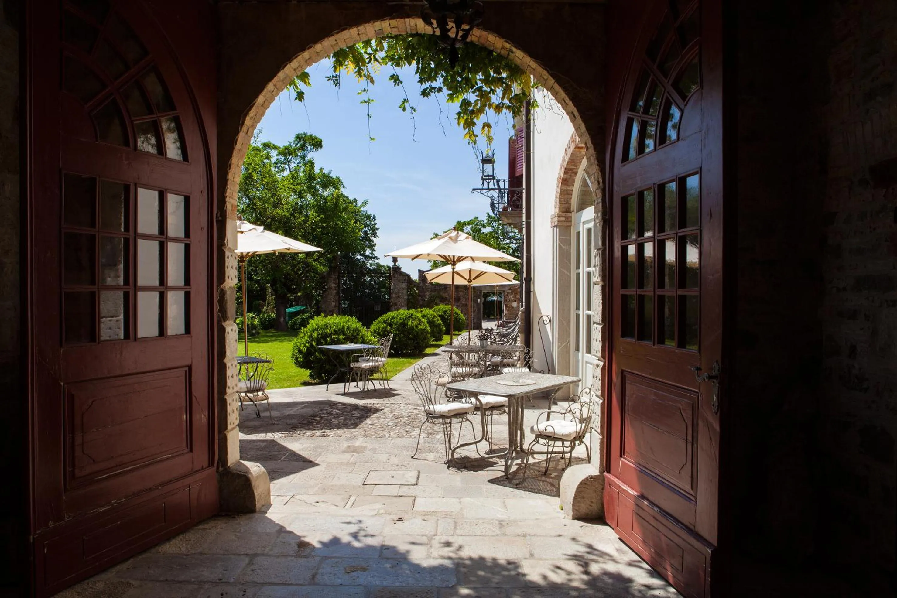 Garden view in Castello di Buttrio