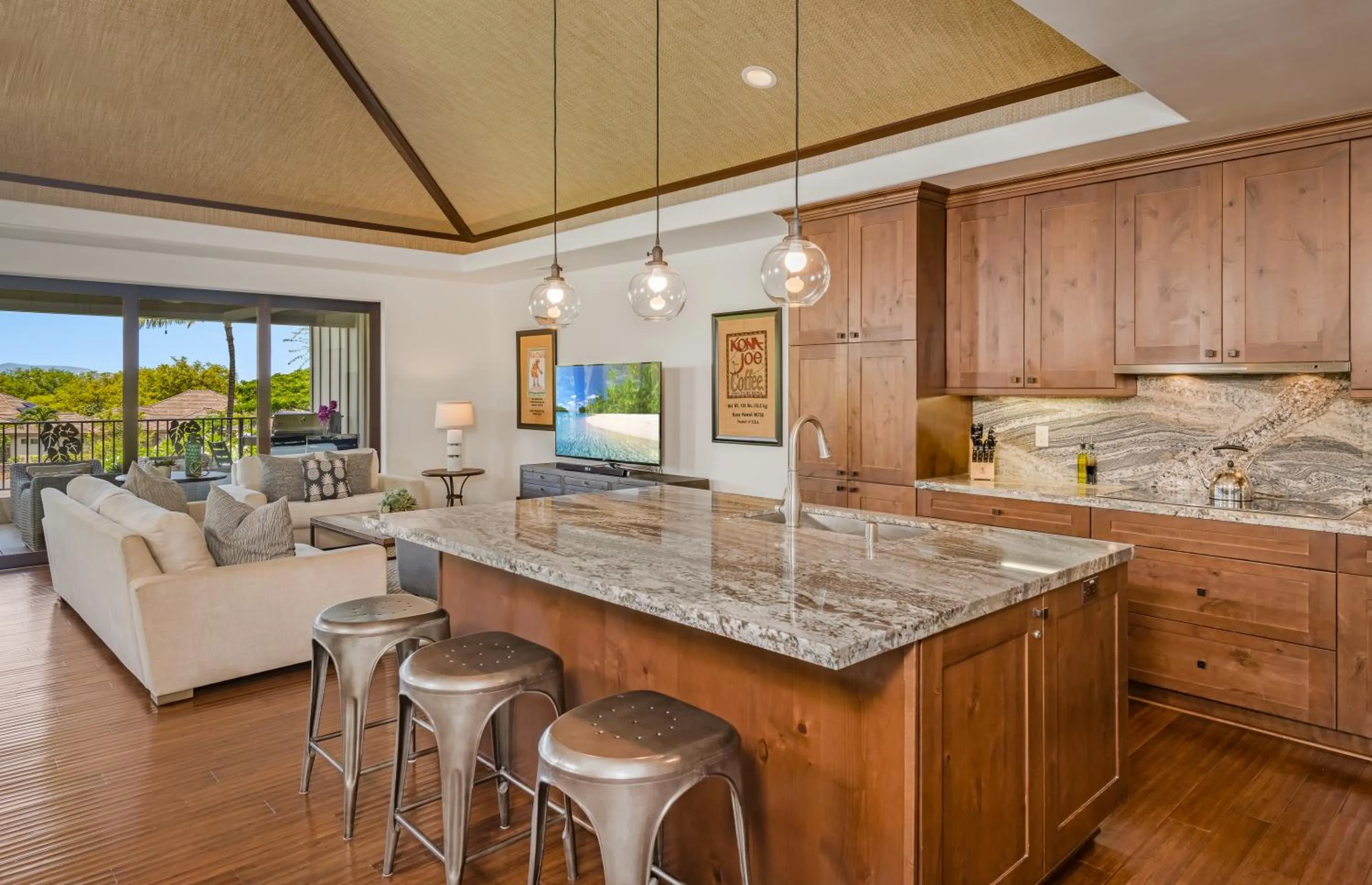 kitchen in Mauna Lani Luxury Vacation Villas - CoralTree Residence Collection