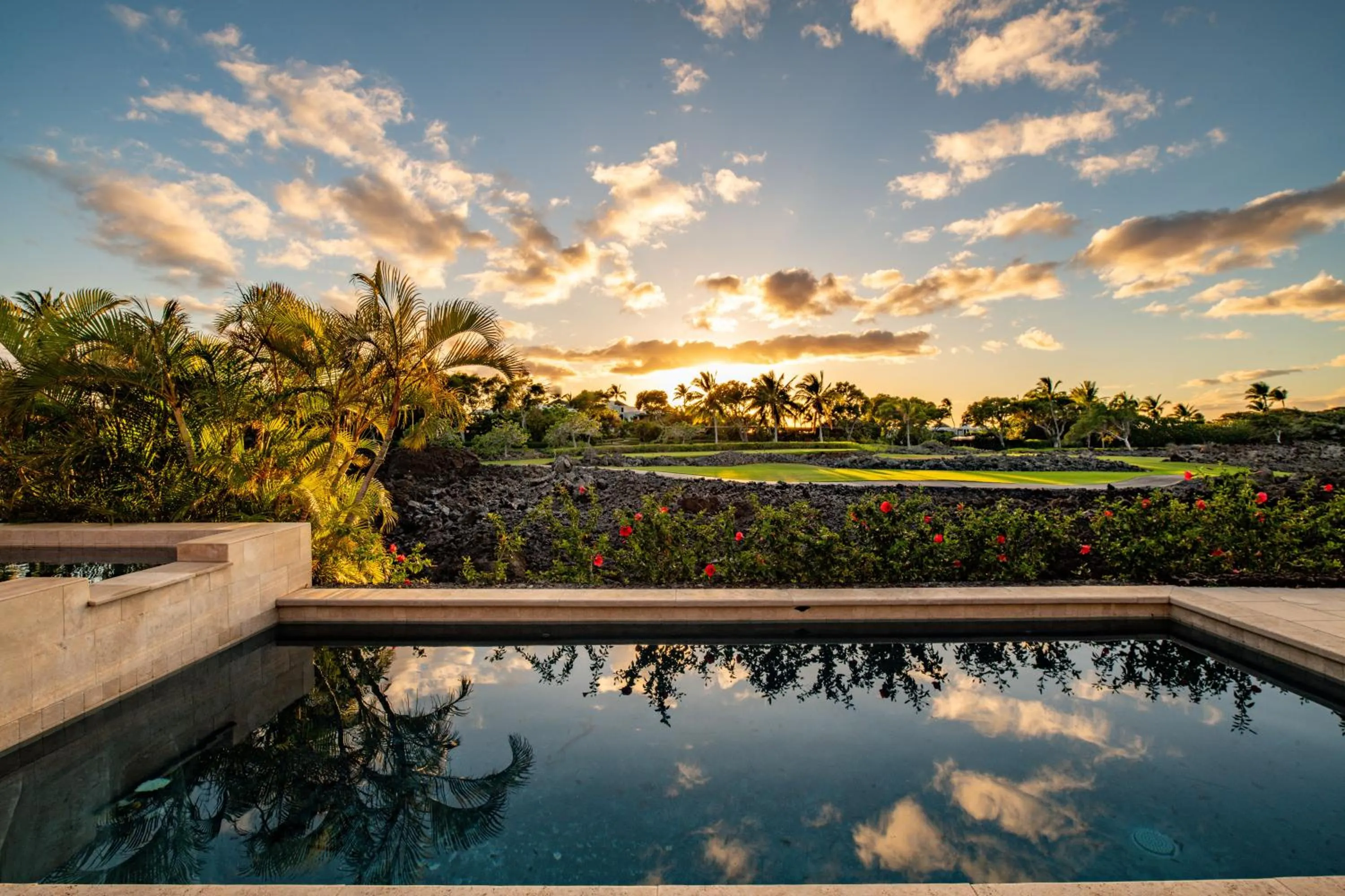 Pool view in Mauna Lani Luxury Vacation Villas - CoralTree Residence Collection