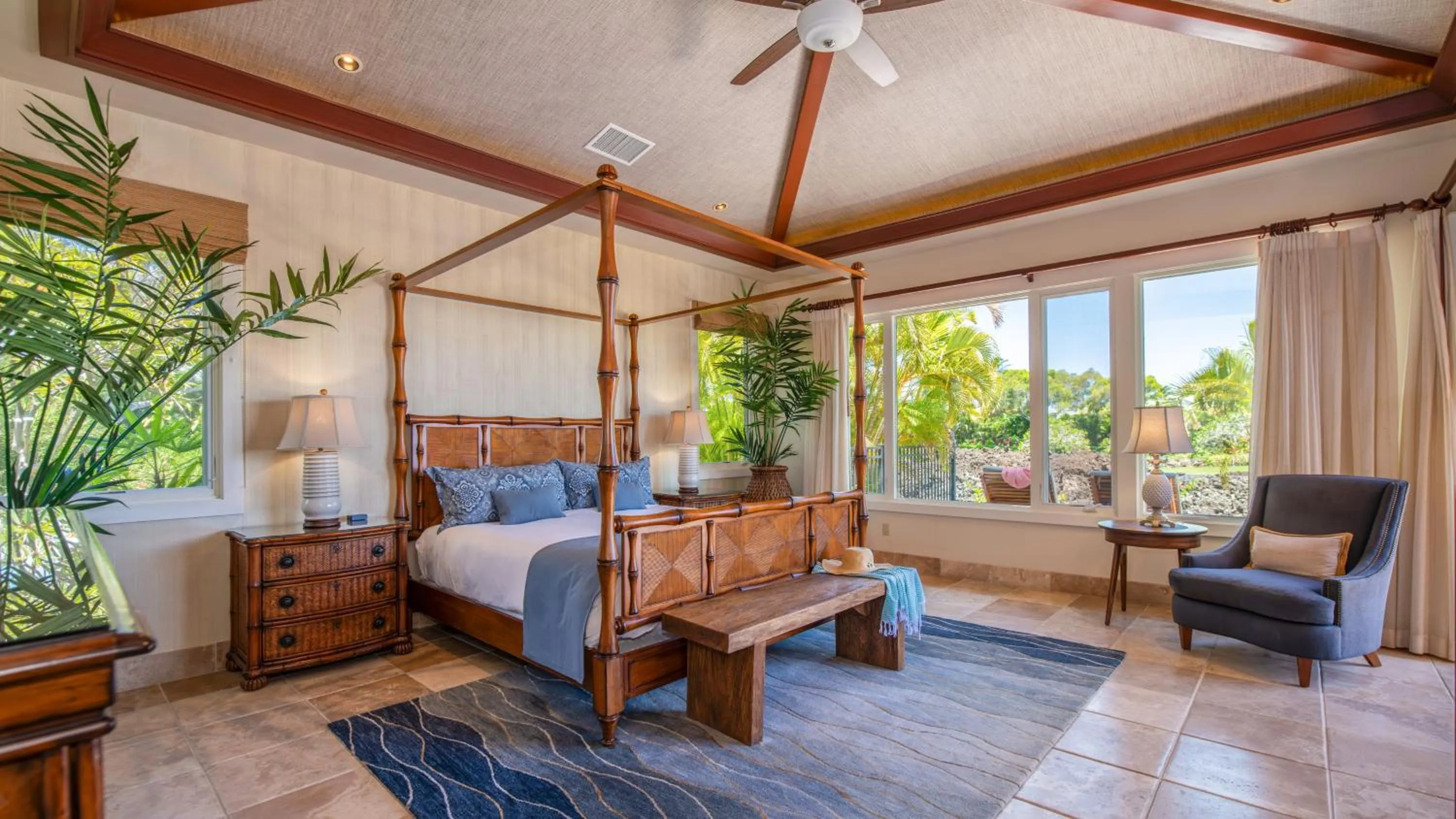 Bedroom in Mauna Lani Luxury Vacation Villas - CoralTree Residence Collection