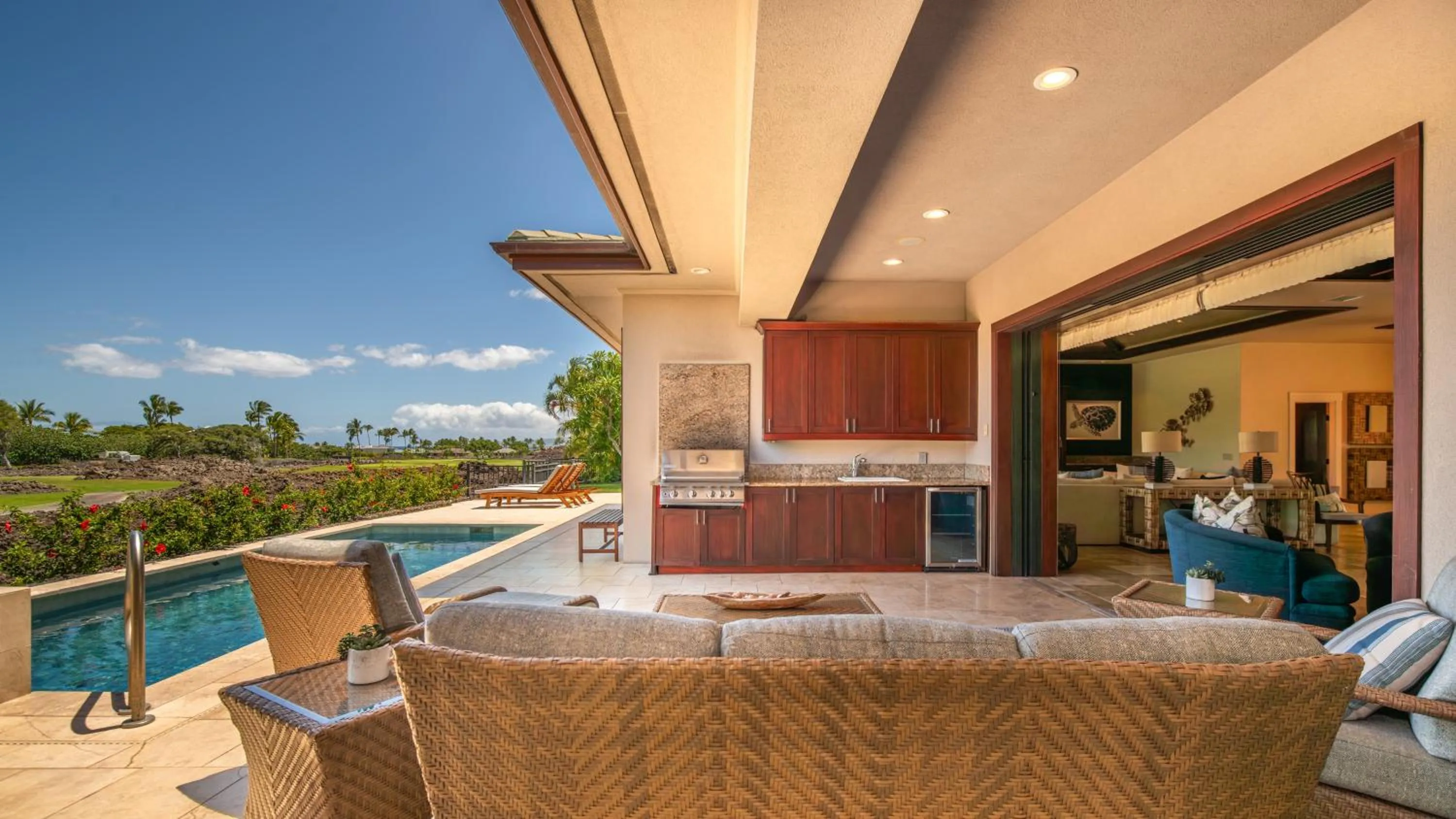 Balcony/Terrace in Mauna Lani Luxury Vacation Villas - CoralTree Residence Collection