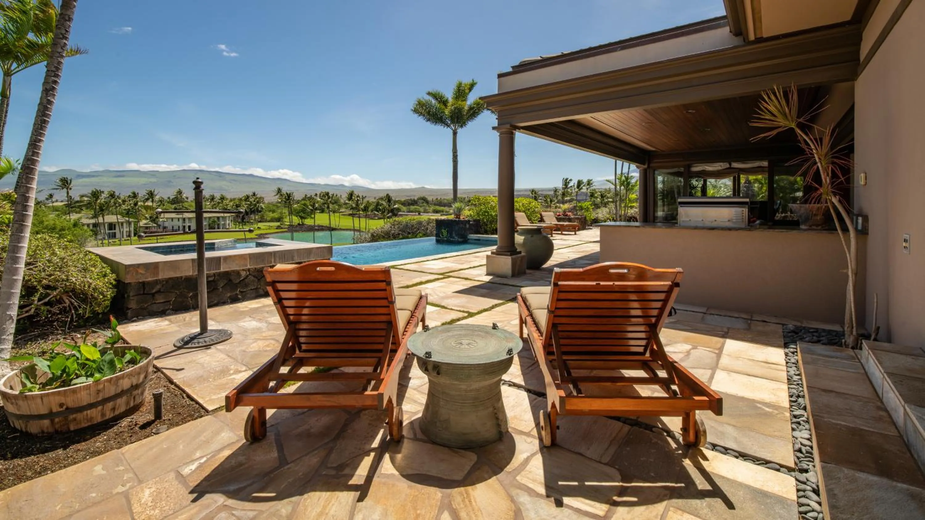Patio in Mauna Lani Luxury Vacation Villas - CoralTree Residence Collection