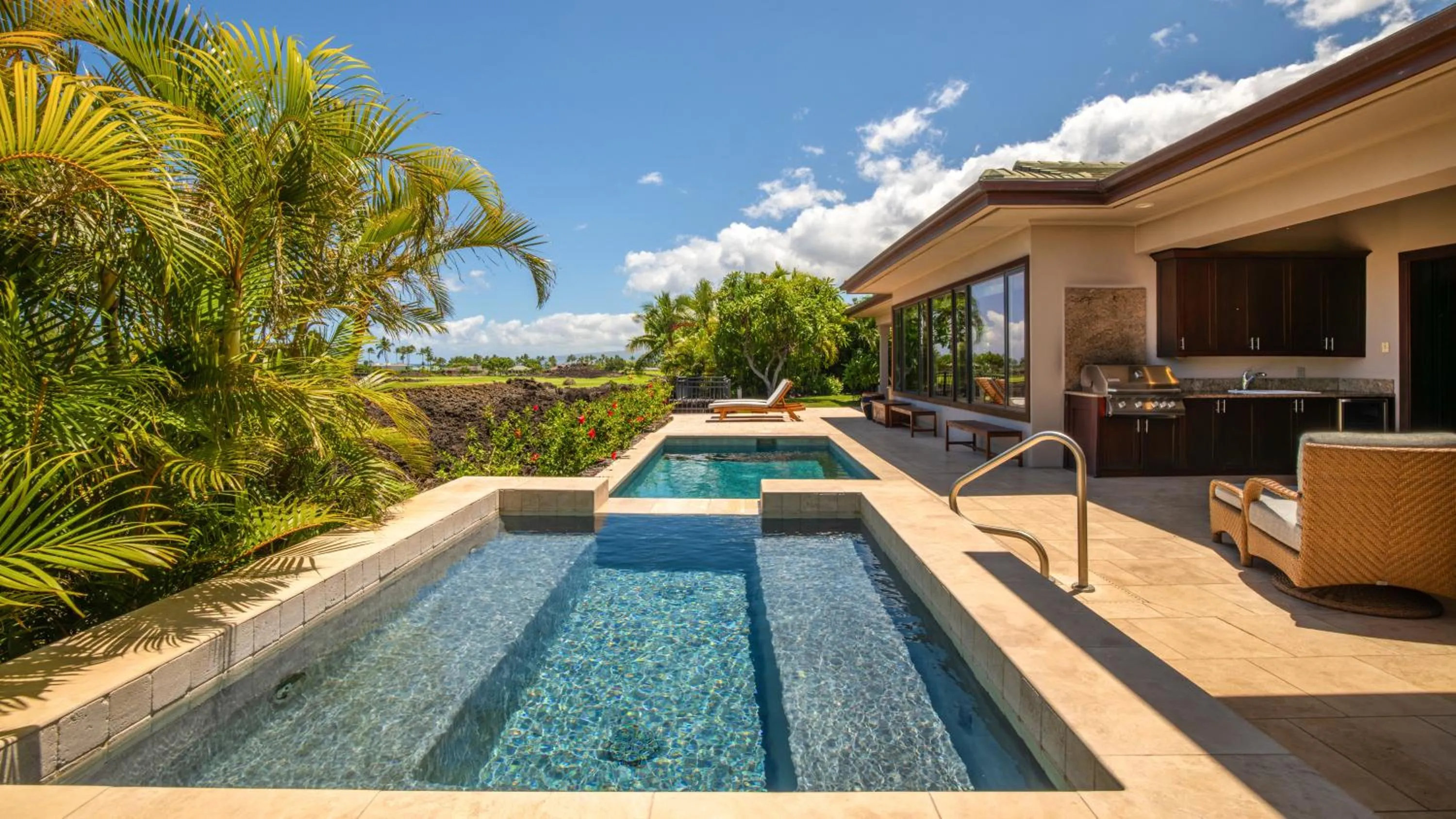 Pool view in Mauna Lani Luxury Vacation Villas - CoralTree Residence Collection
