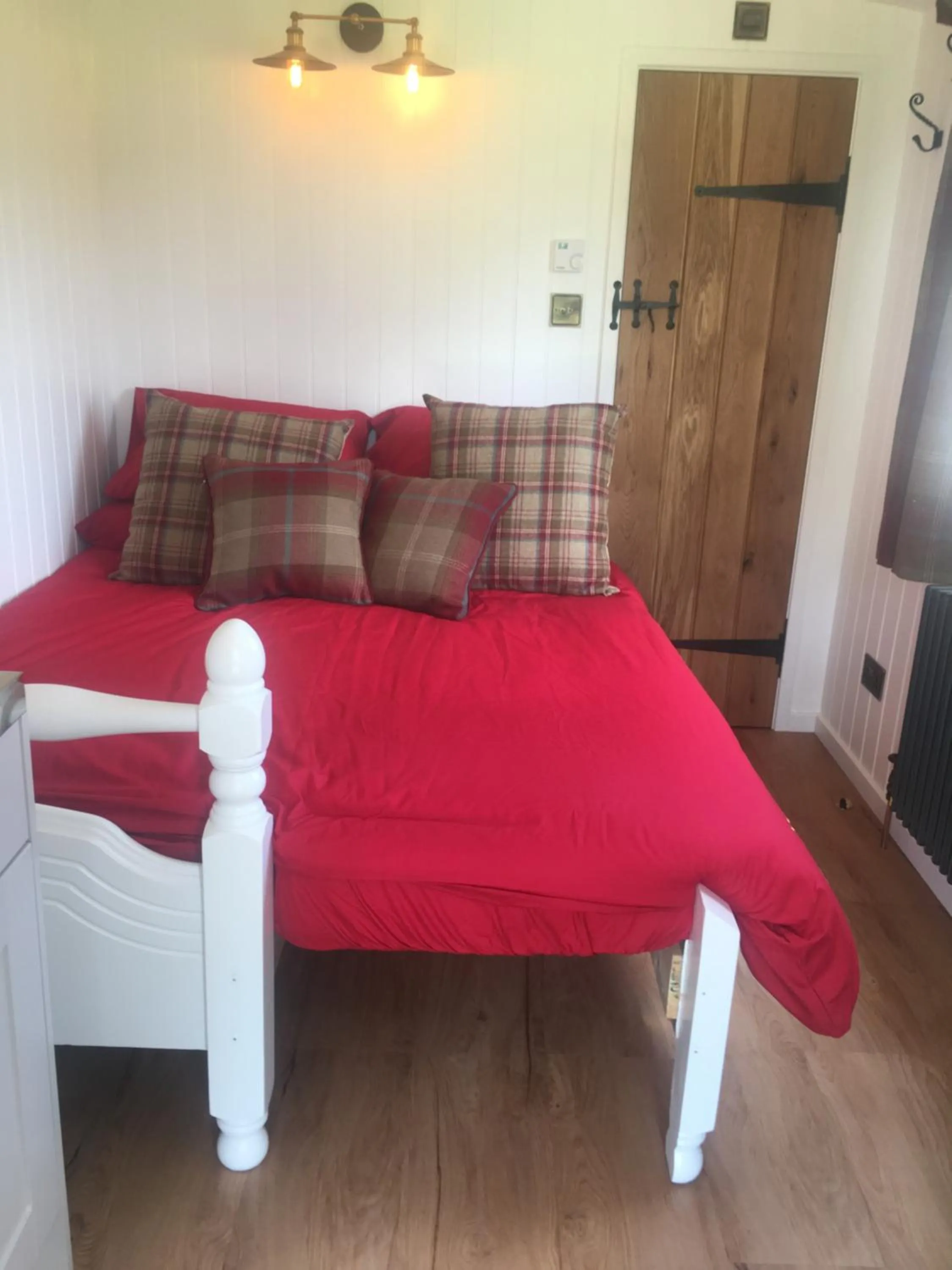Bed in Orme View Lodges