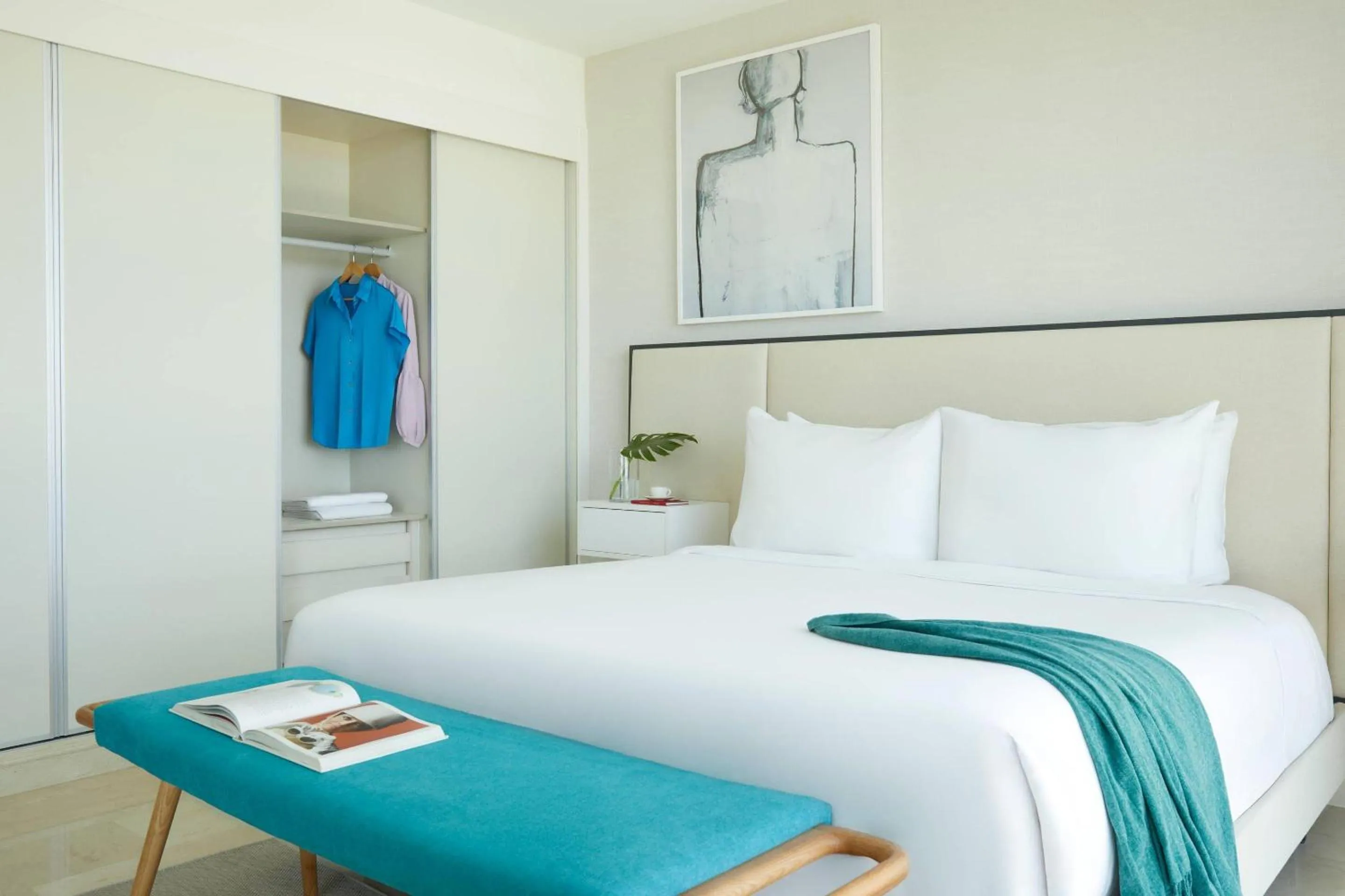 Bed in Radisson Blu Aruba