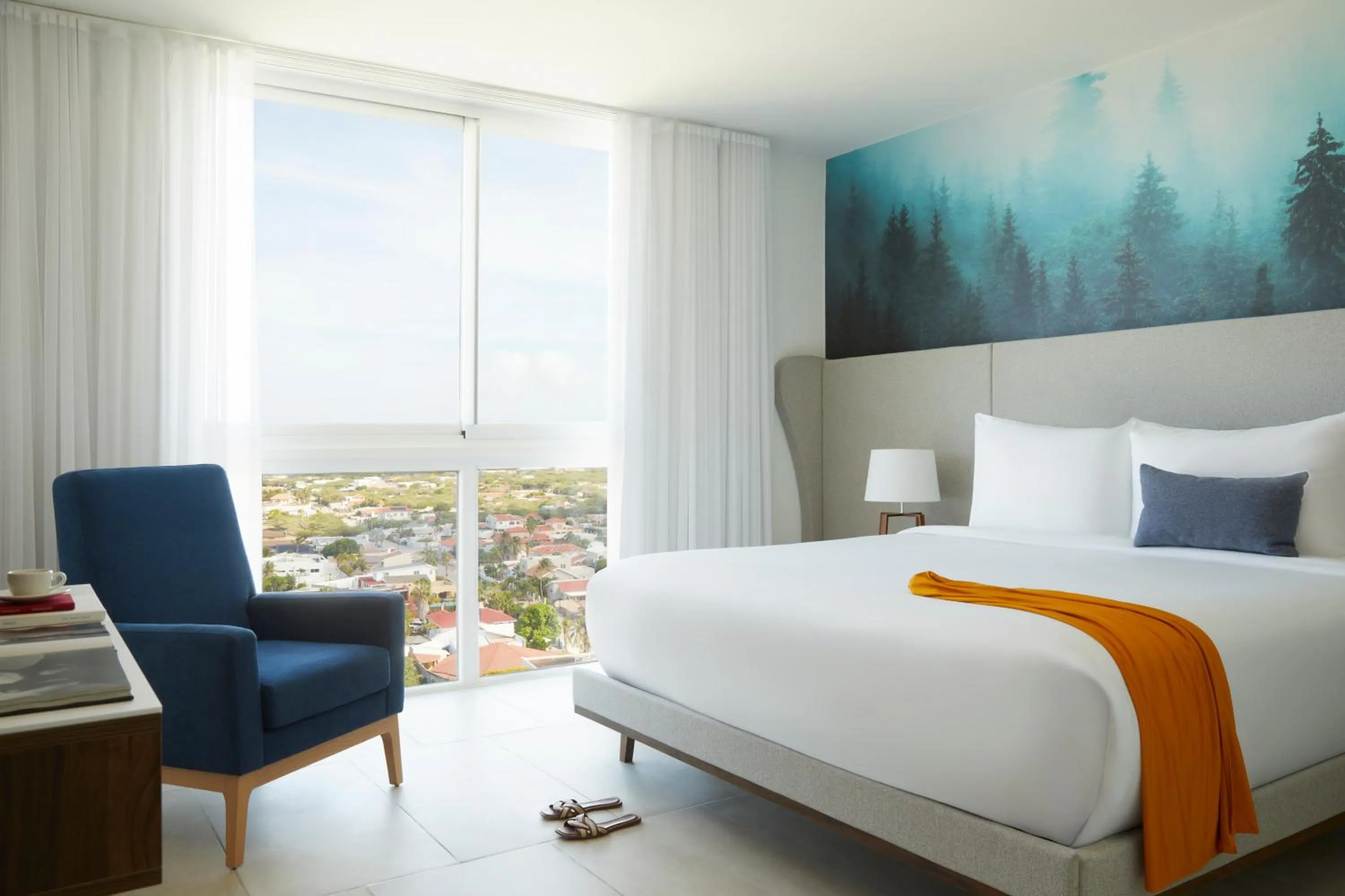 Bed in Radisson Blu Aruba