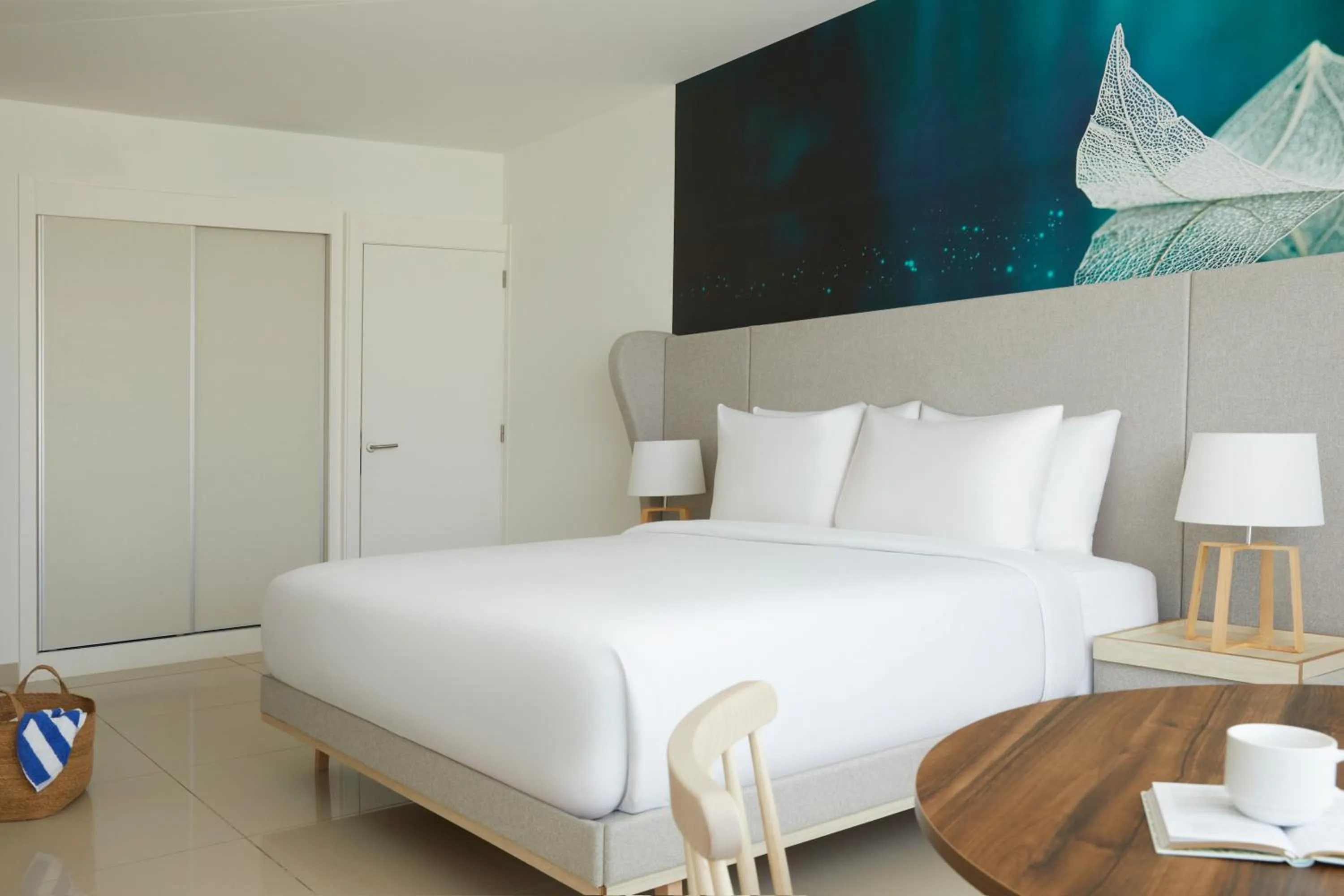 Bed in Radisson Blu Aruba