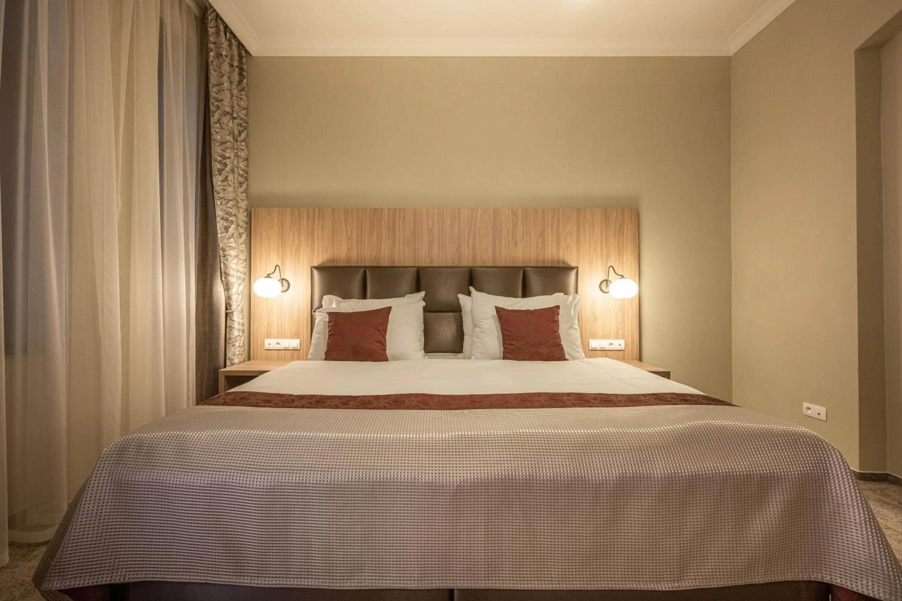 Bed in EFI SPA Hotel Superior & Pivovar