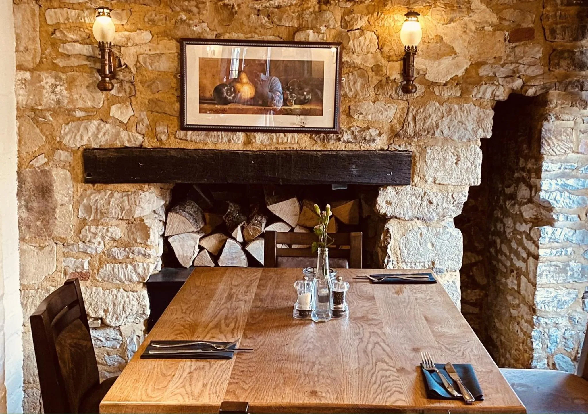 Dining area in The Crown Inn at Benson