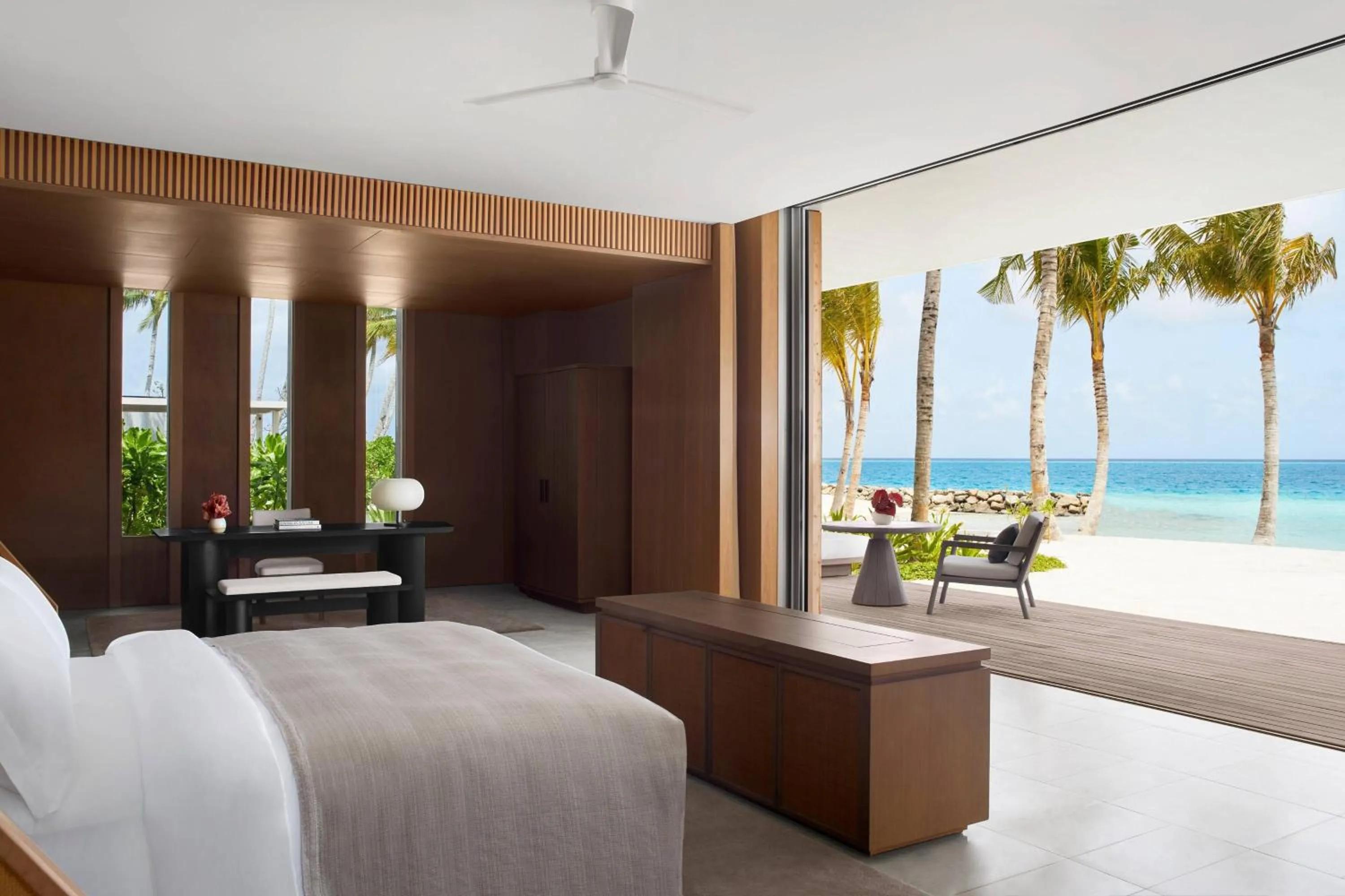 Bedroom, Bed in The Ritz-Carlton Maldives, Fari Islands