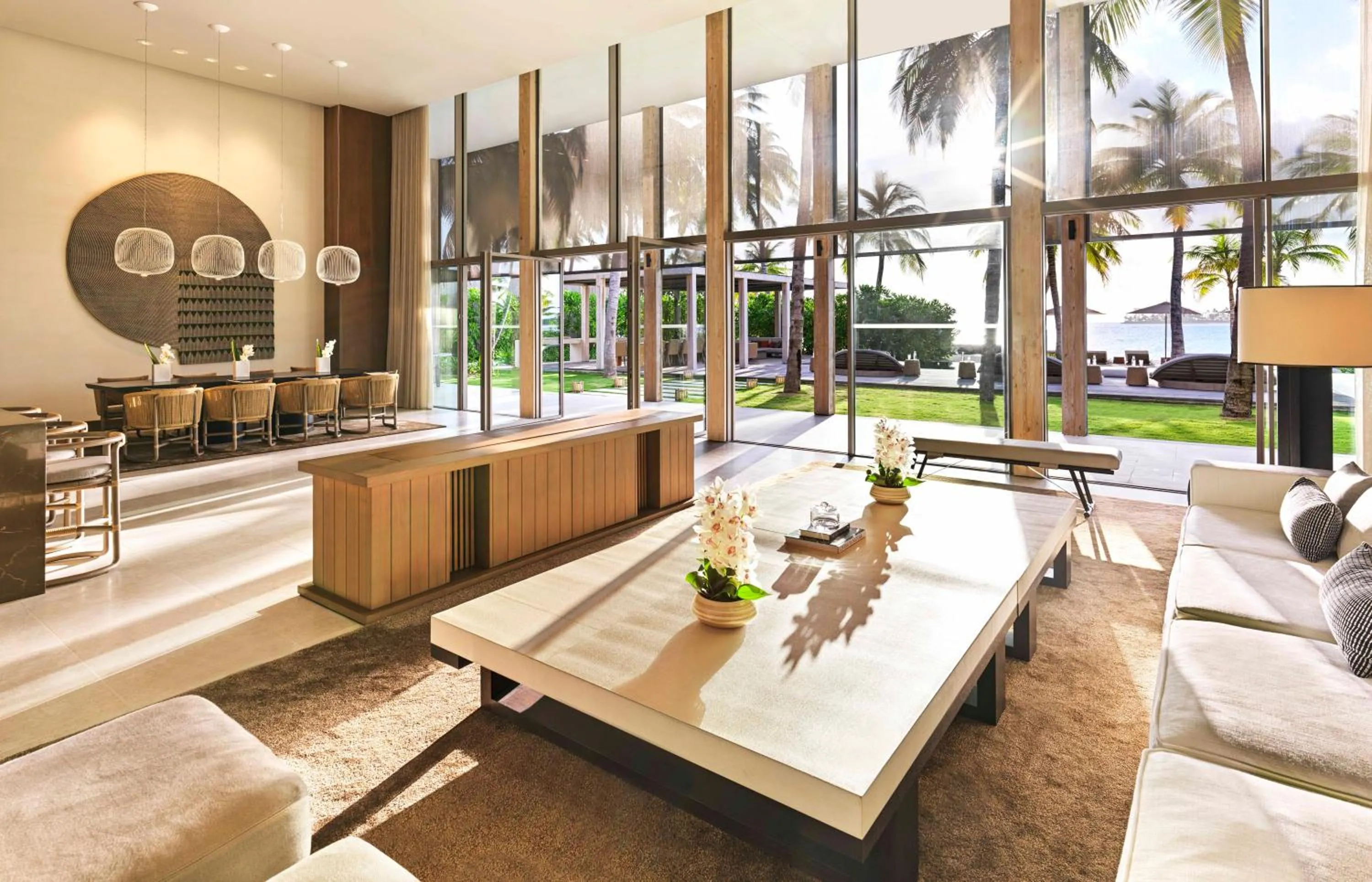 Living room in The Ritz-Carlton Maldives, Fari Islands