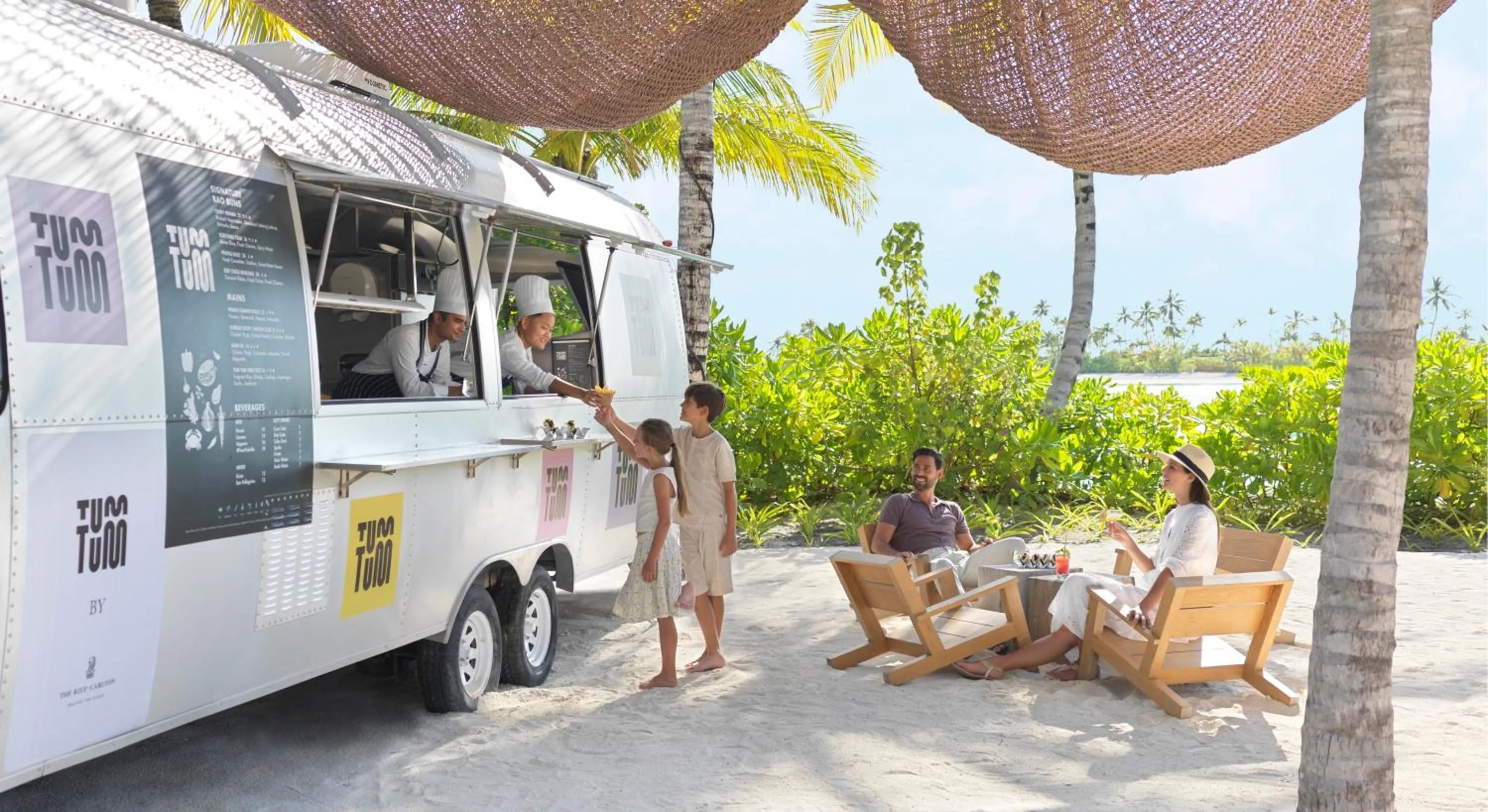 Dining area in The Ritz-Carlton Maldives, Fari Islands