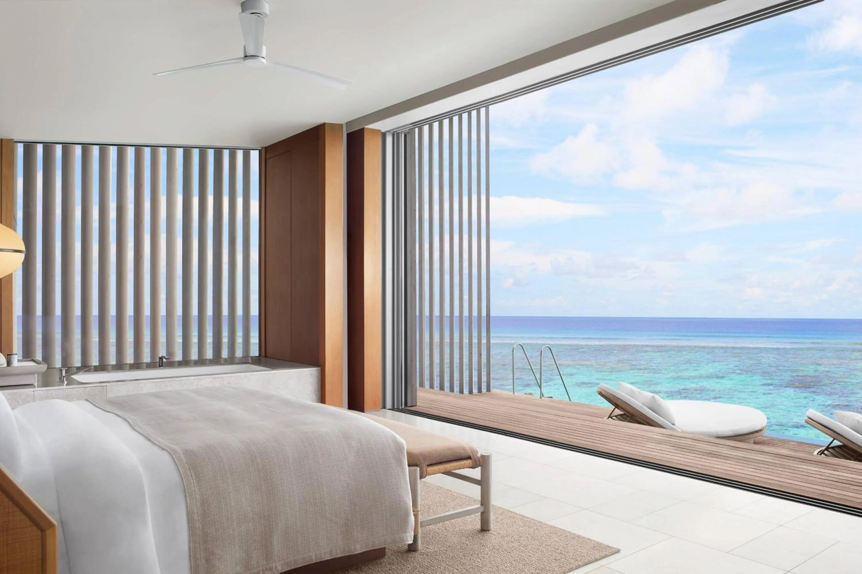 Bedroom, Bed in The Ritz-Carlton Maldives, Fari Islands