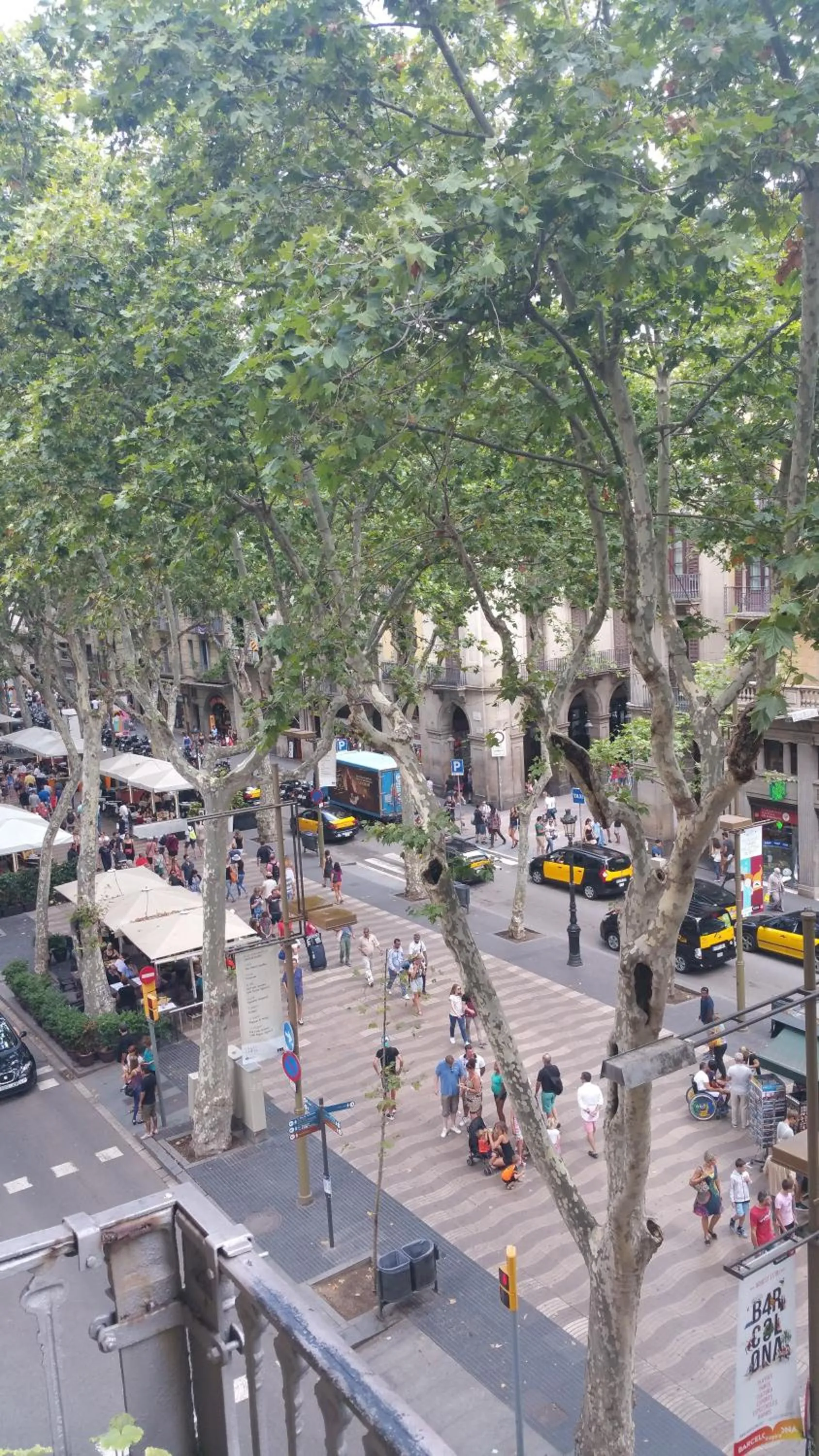 Landmark view in Hostal MiMi Las Ramblas