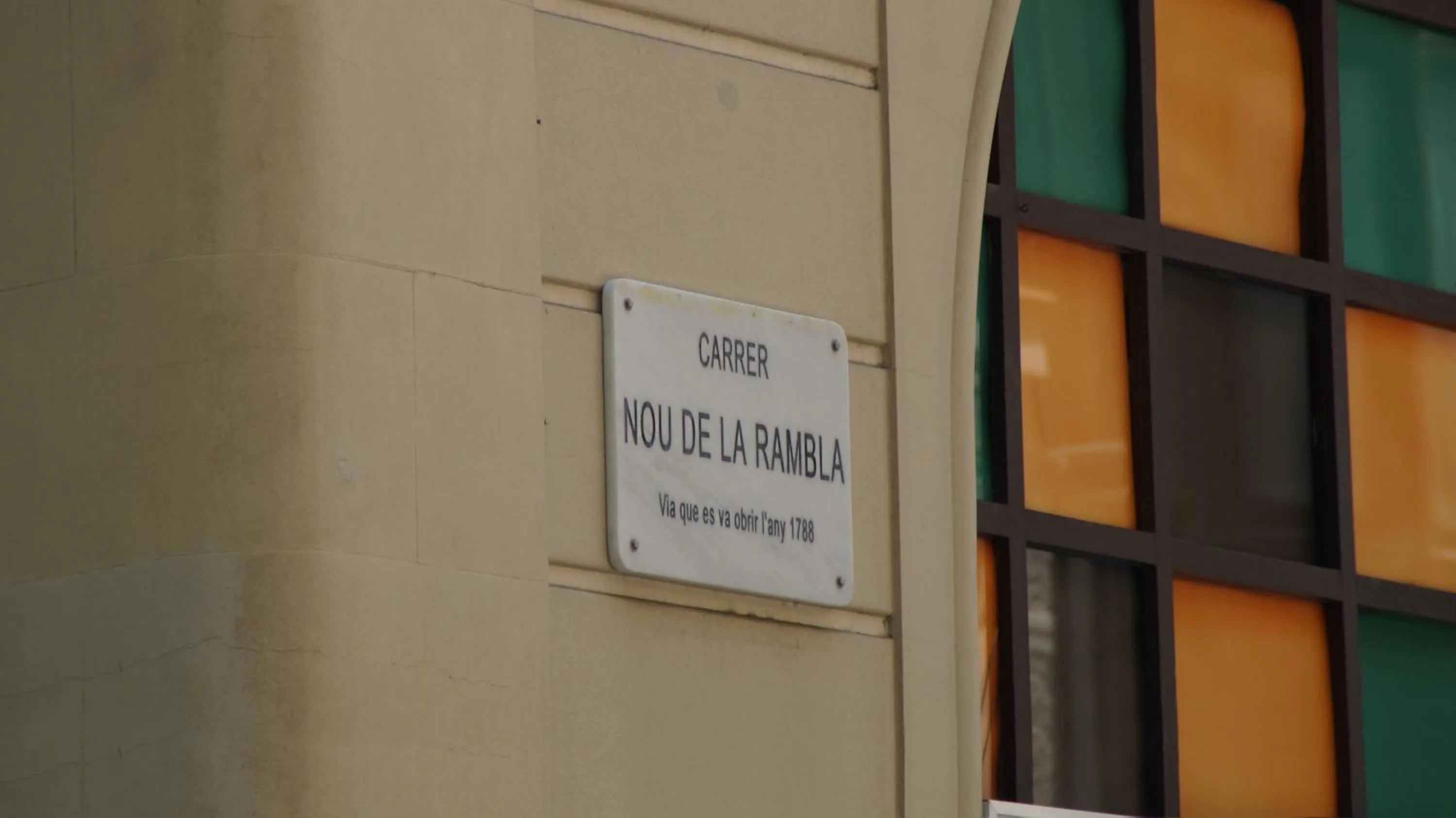 Decorative detail in Hostal MiMi Las Ramblas