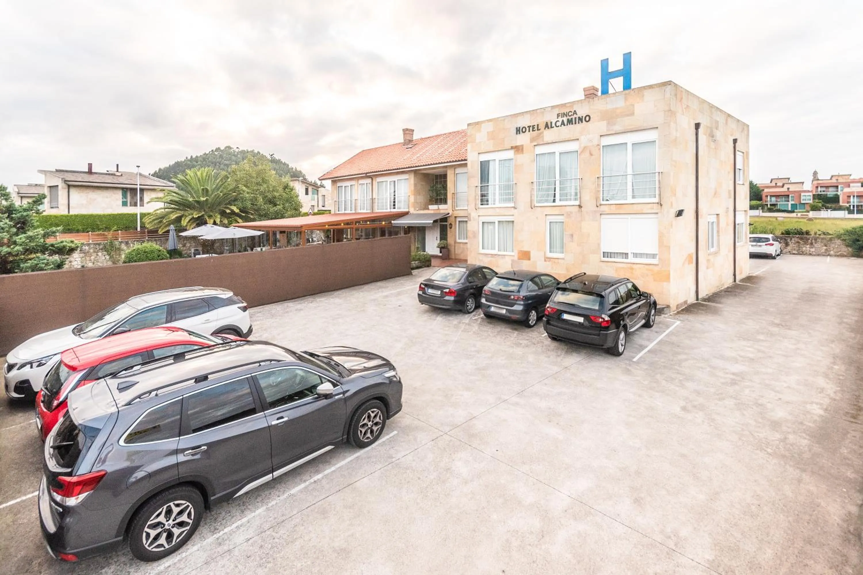 Property building in Hotel Finca Alcamino