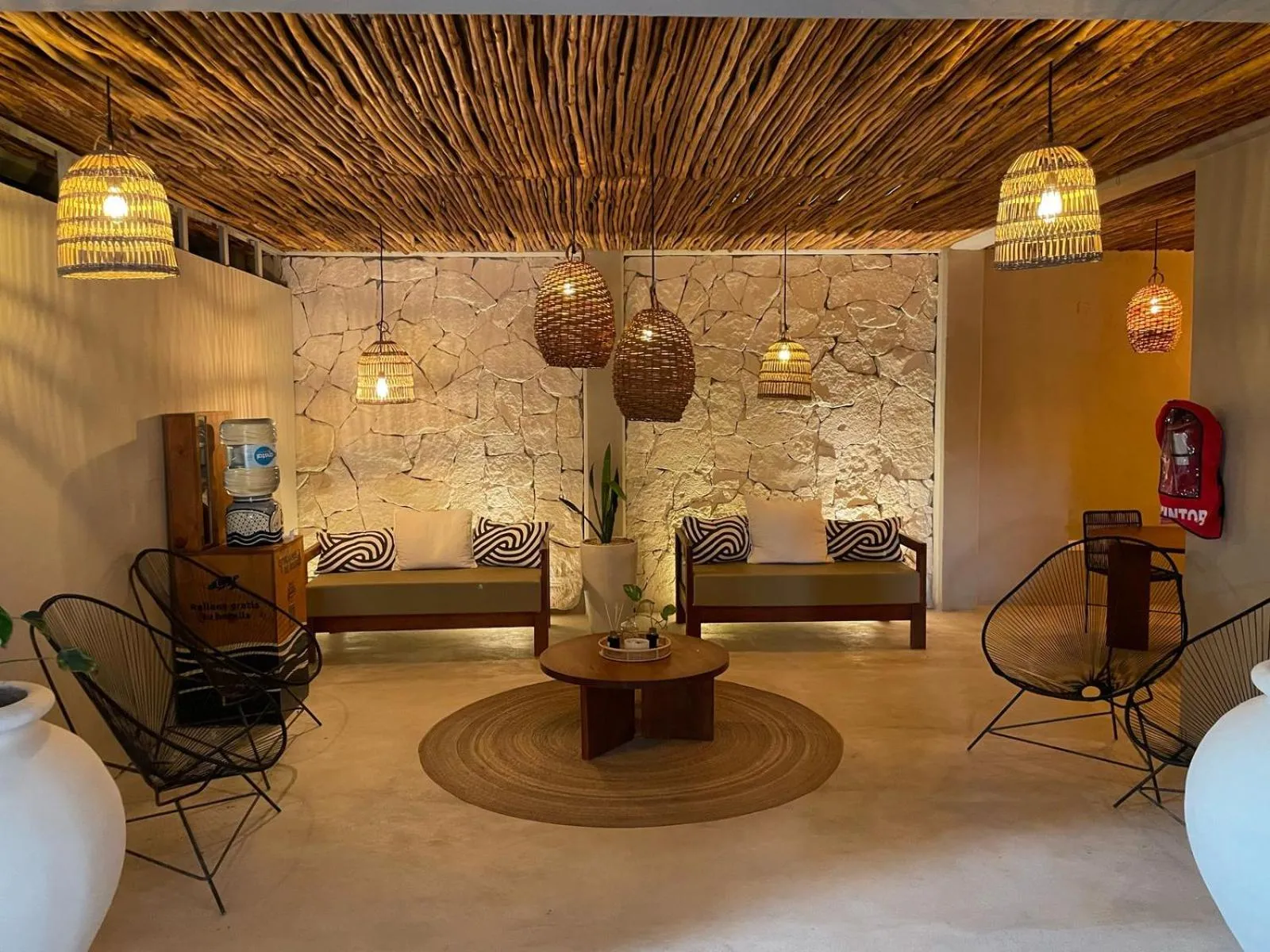 Living room in Noah Beach Hotel & Suites