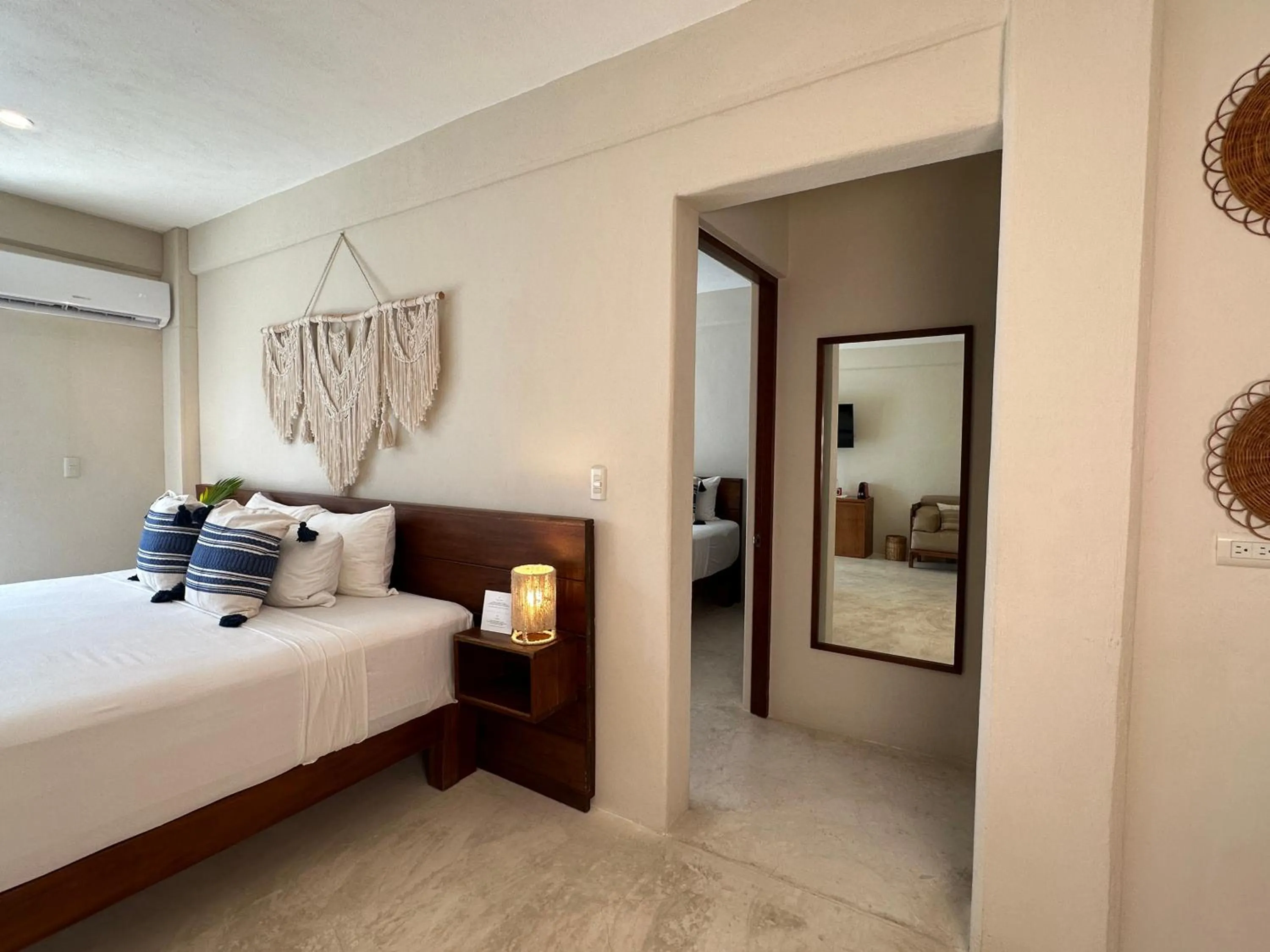 Photo of the whole room, Bed in Noah Beach Hotel & Suites