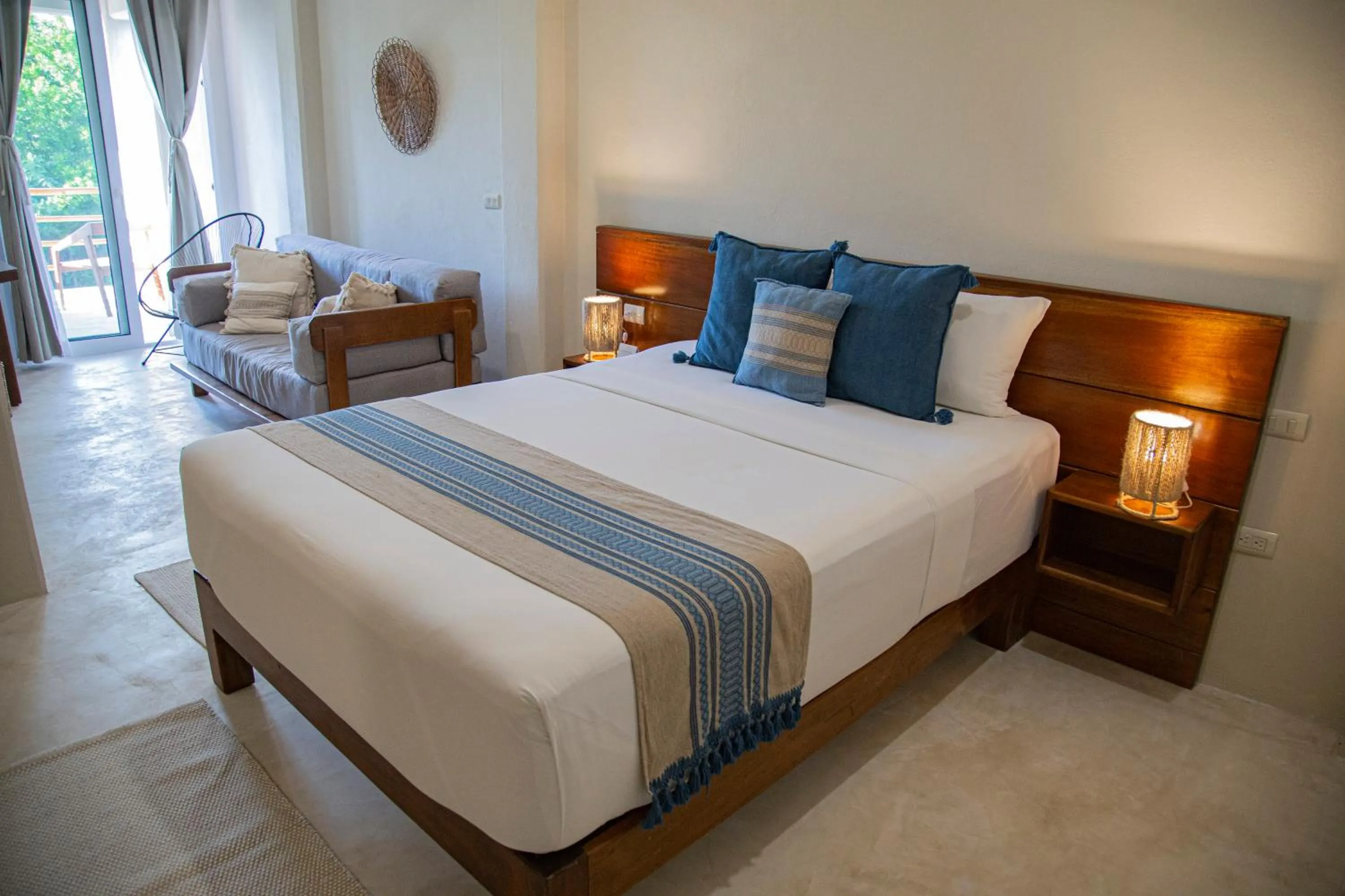 Photo of the whole room, Bed in Noah Beach Hotel & Suites