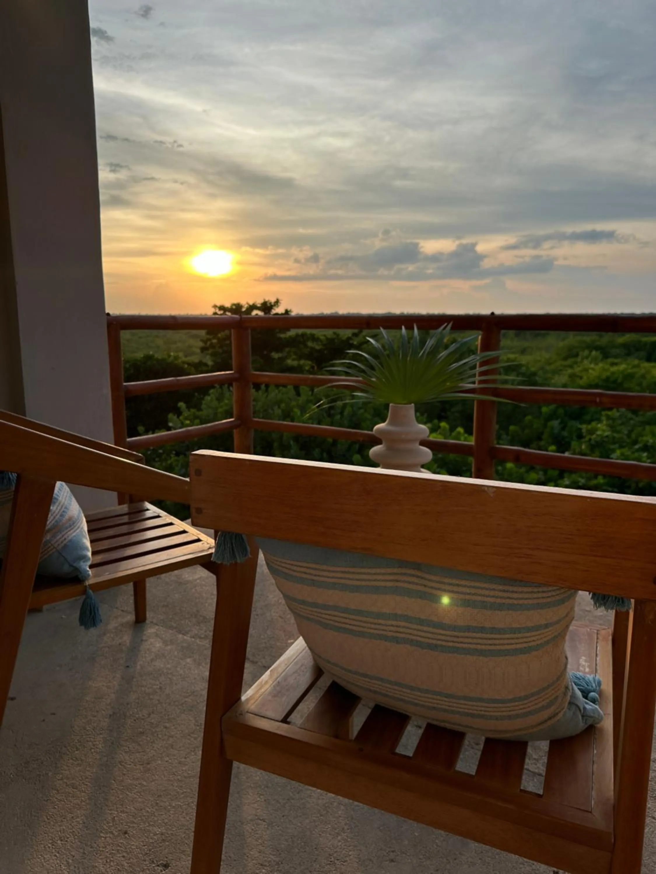 Sunset in Noah Beach Hotel & Suites