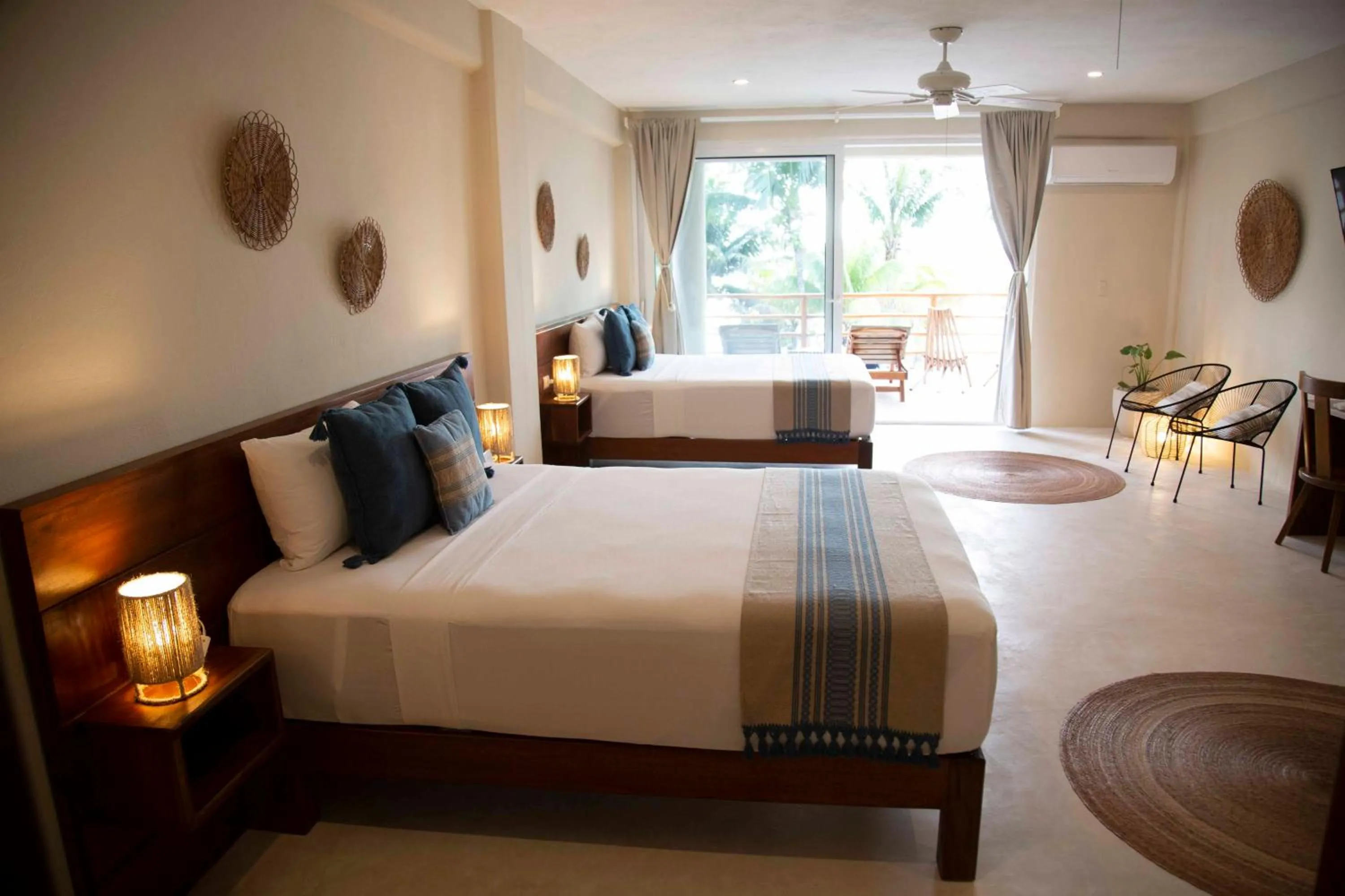 Photo of the whole room, Bed in Noah Beach Hotel & Suites