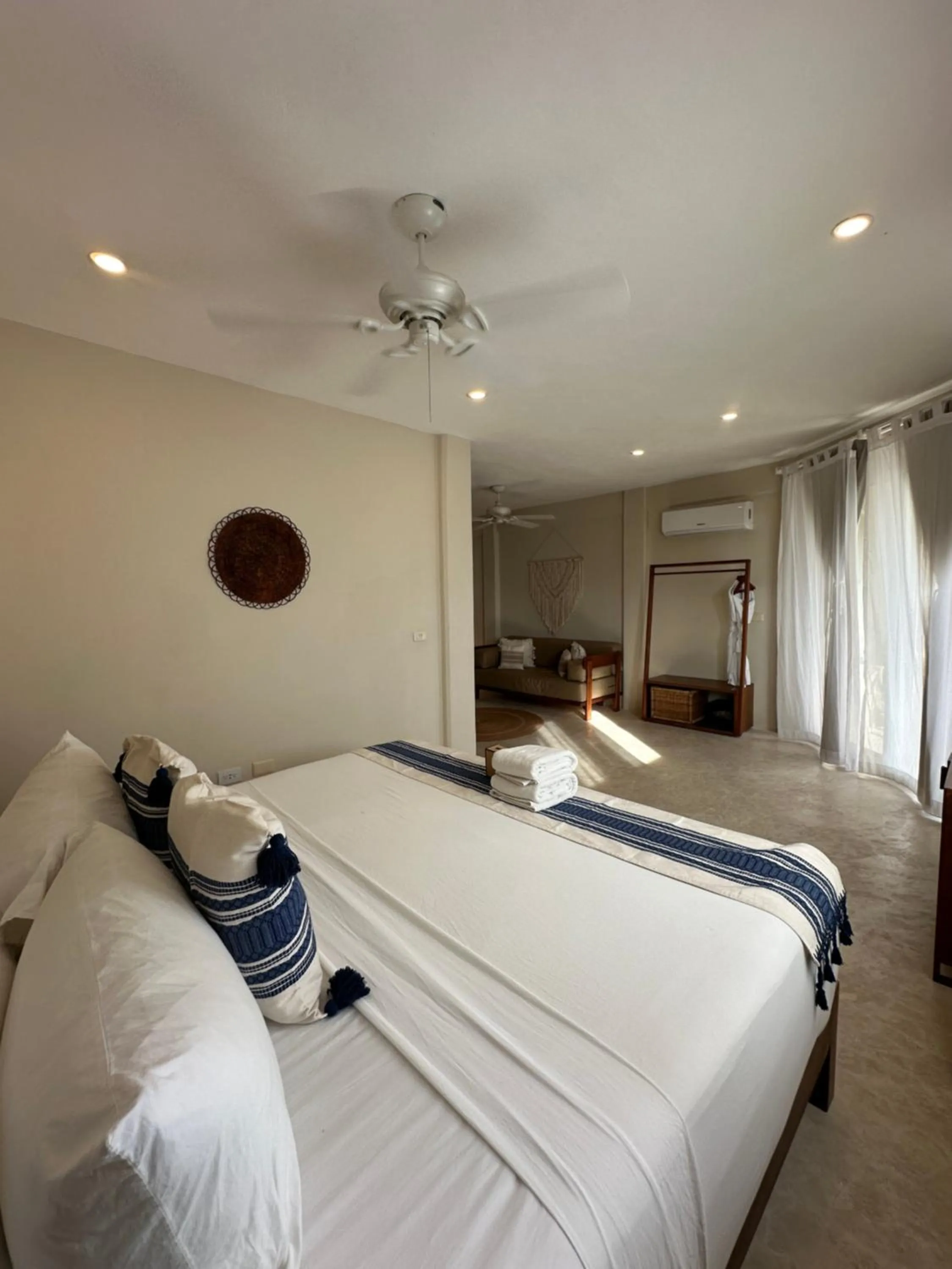 Photo of the whole room, Bed in Noah Beach Hotel & Suites